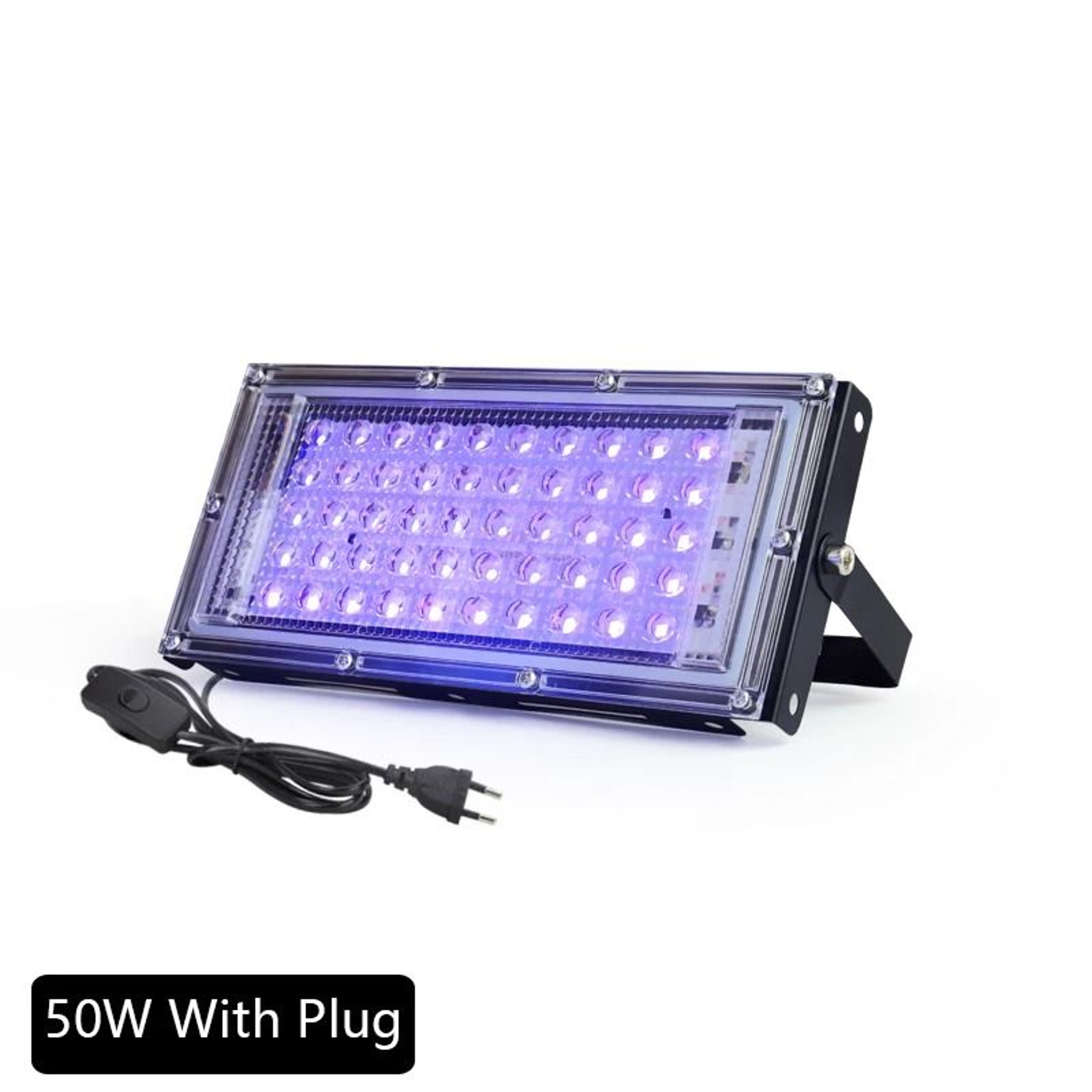 395nm 400nm Led UV Floodlight 220V Ultraviolet Stage Lamp 50W 100W LED Stage Blacklight Waterproof  8