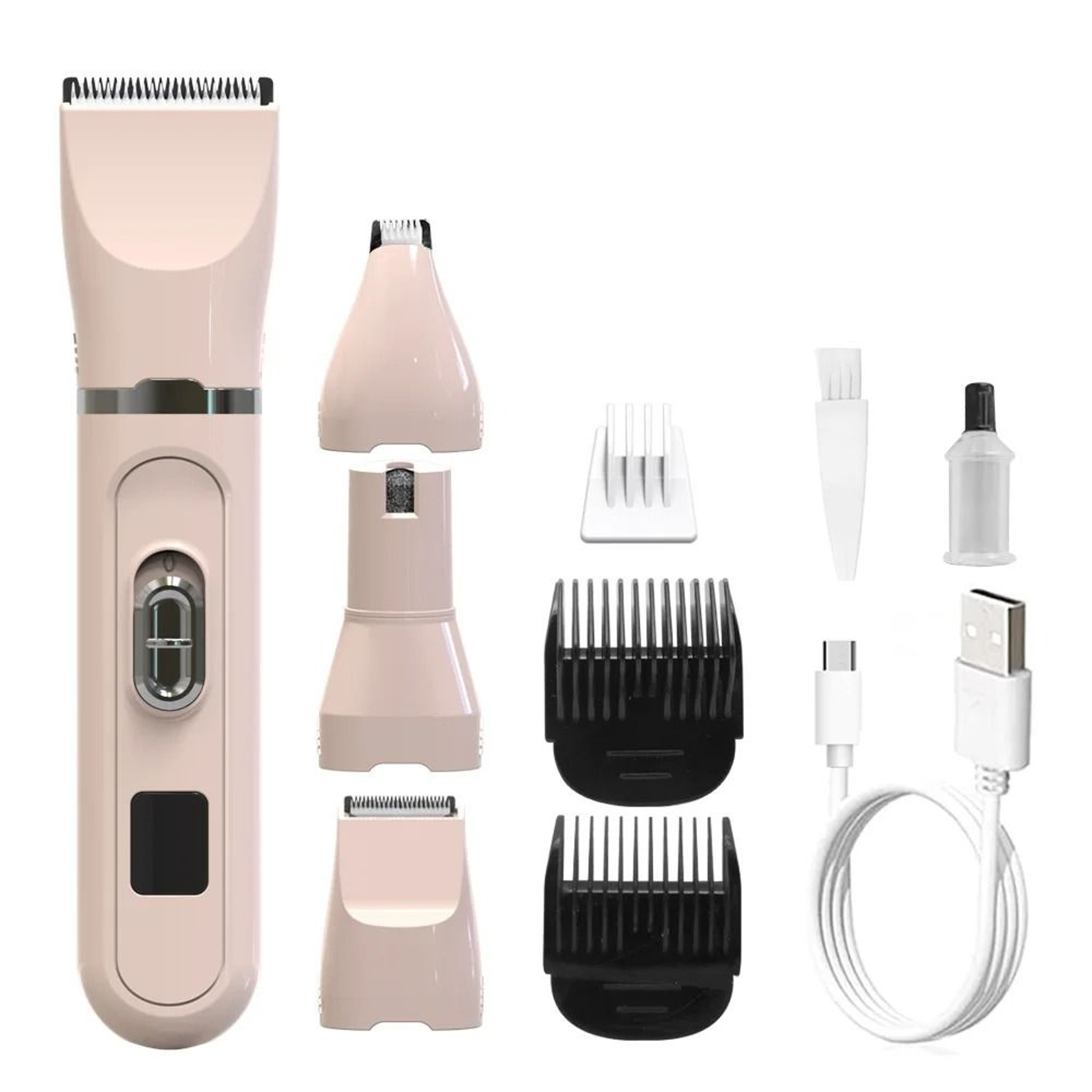 Professional Pet Hair Clippers  Silent USB Rechargeable Dog Grooming Trimmer For Cats And Dogs 5