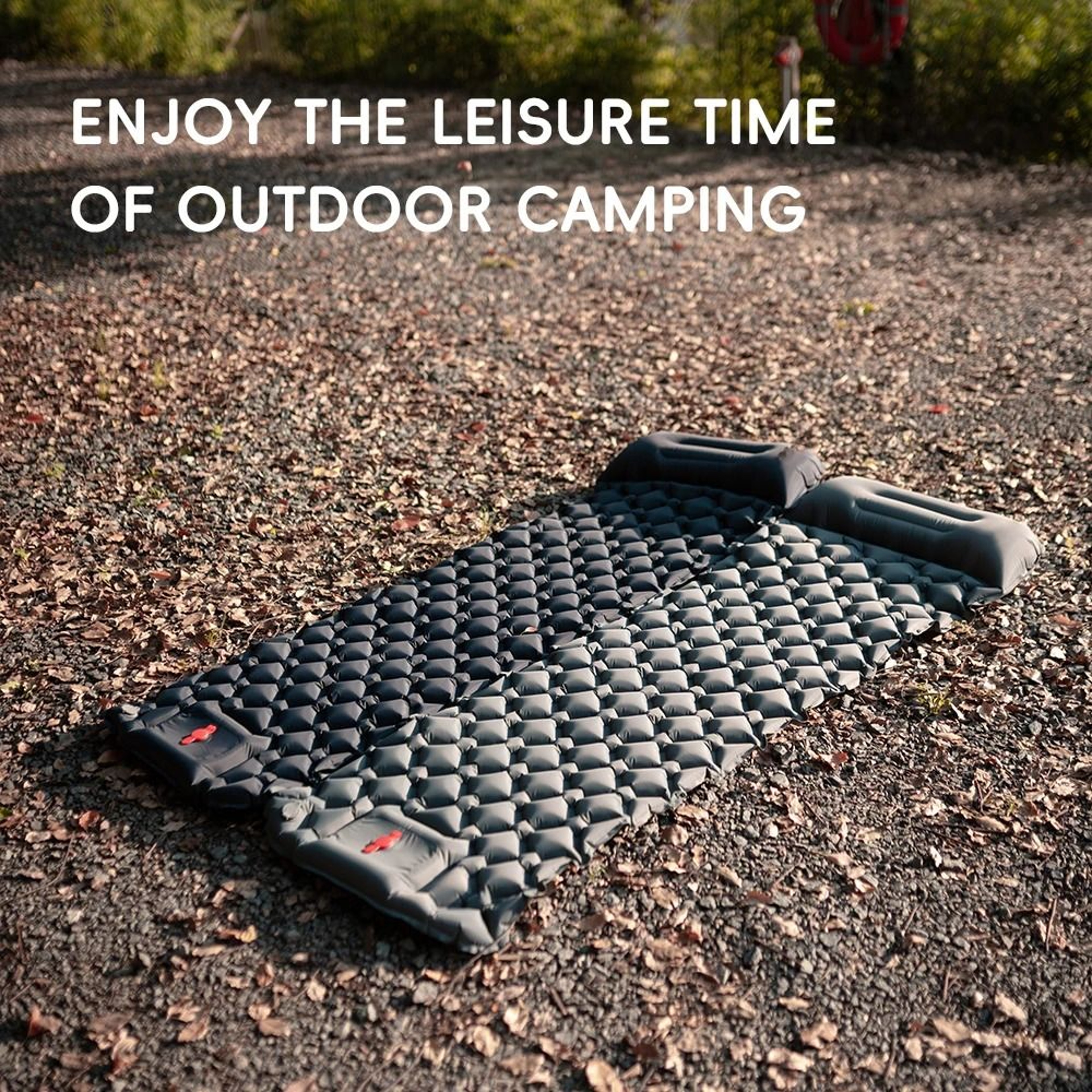 Inflatable Camping Mattress With BuiltIn Pillow  Lightweight SelfInflating Sleeping Pad For Outdoor 5