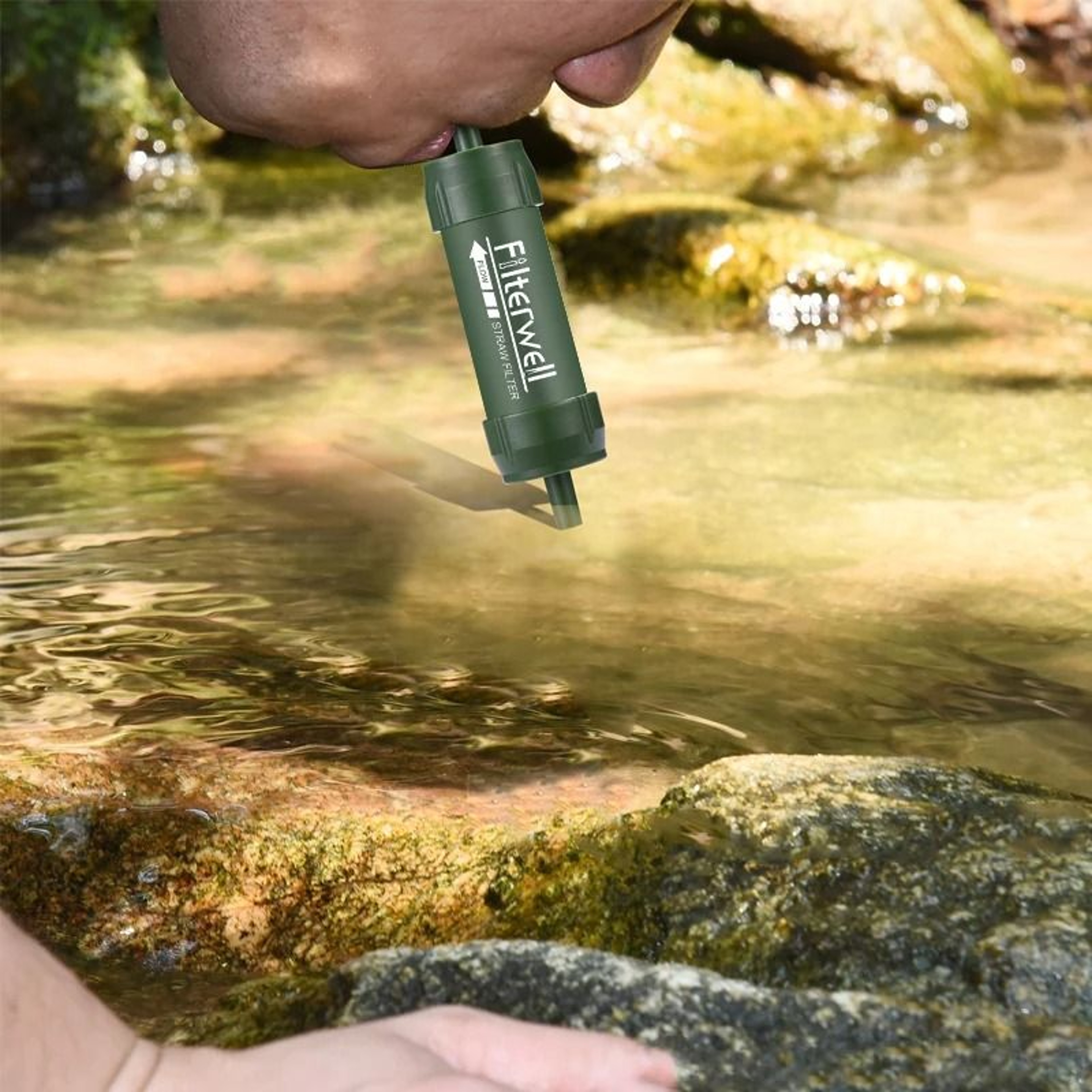 Portable Outdoor Mini Water Filter Straw For Survival And Emergency Purification 6