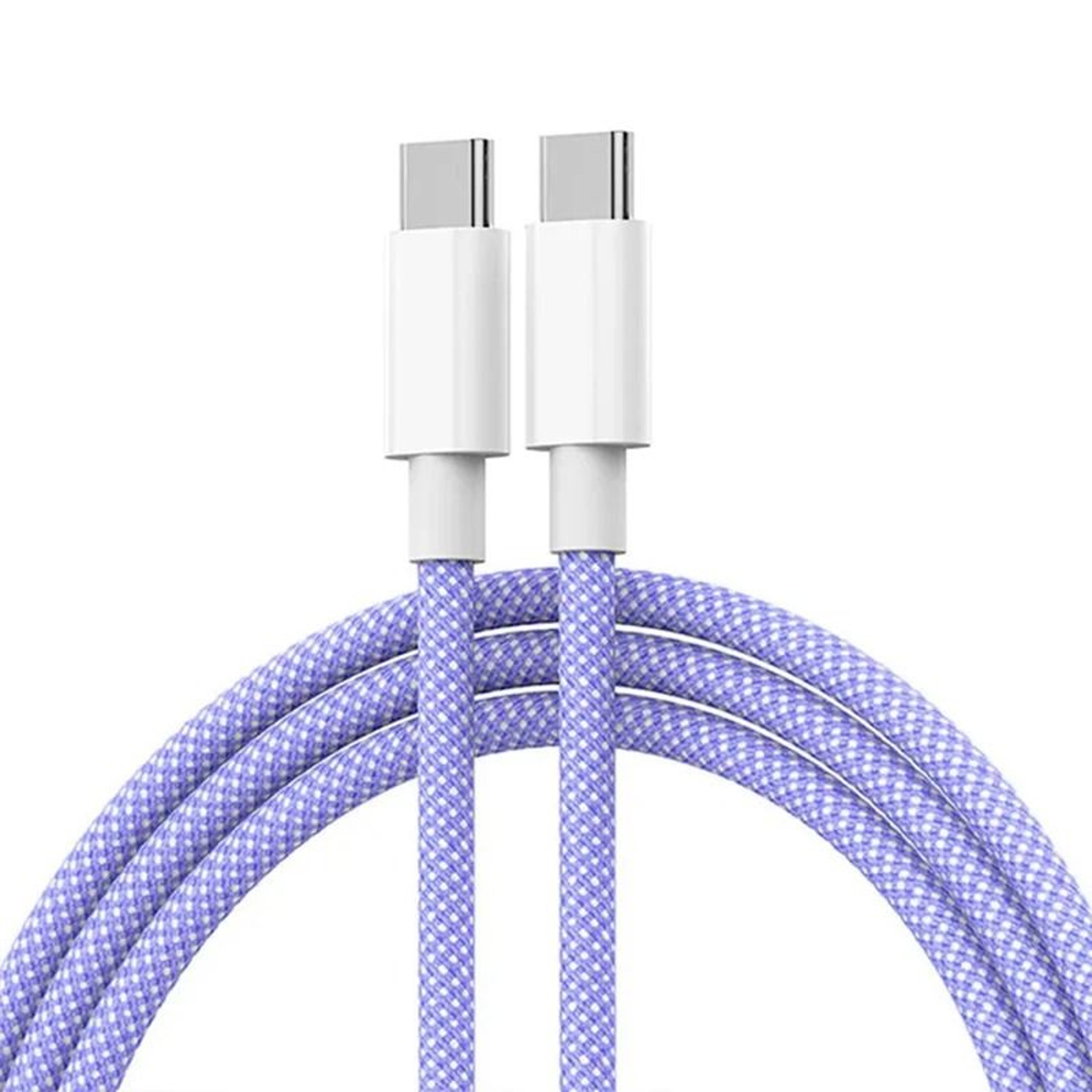 USB C To Type C Fast Charging Cable 60W PD Braided Charger For Phones And Tablets 10