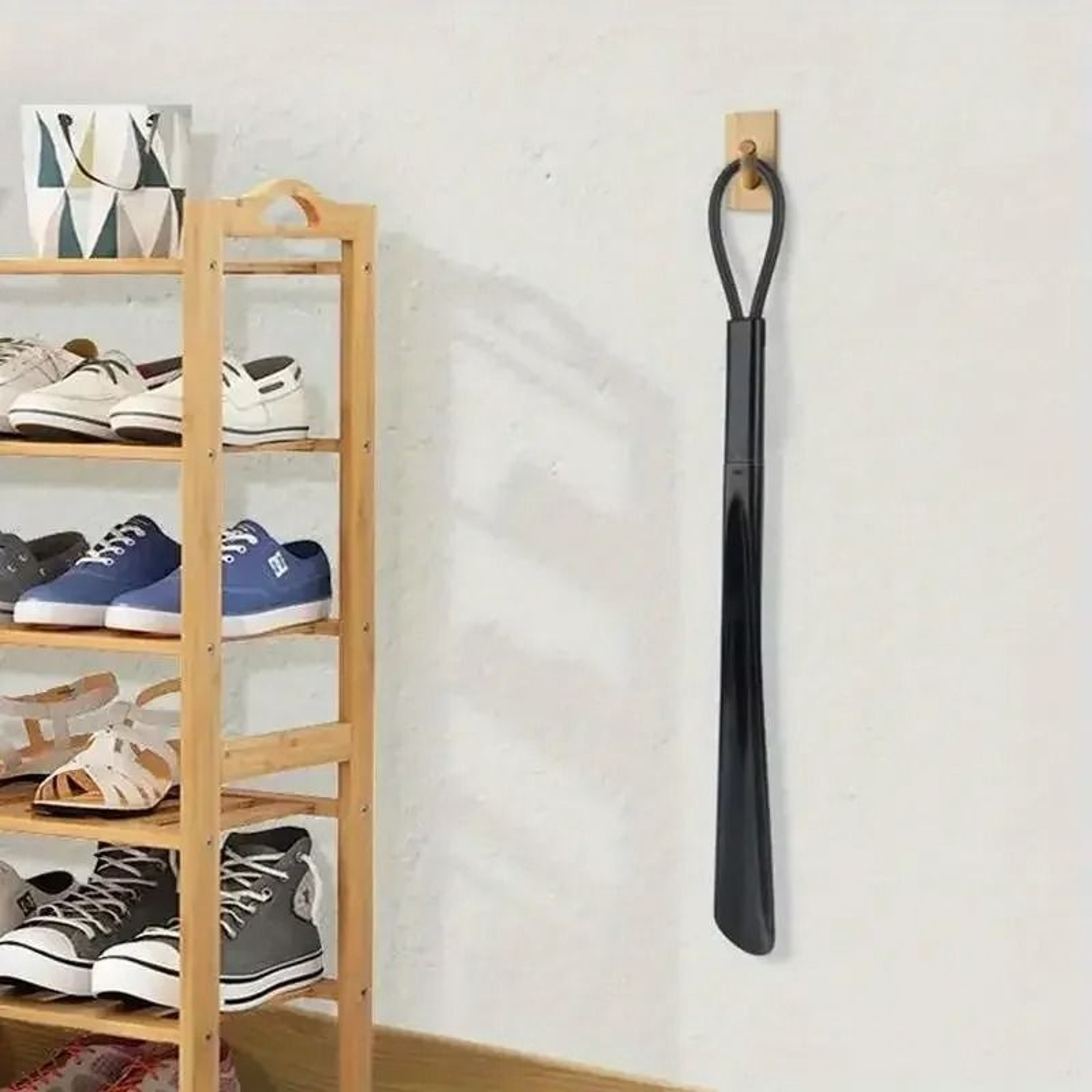 Extra Long Flexible Shoe Horn Durable Plastic Shoe Helper For Easy Wearing 1