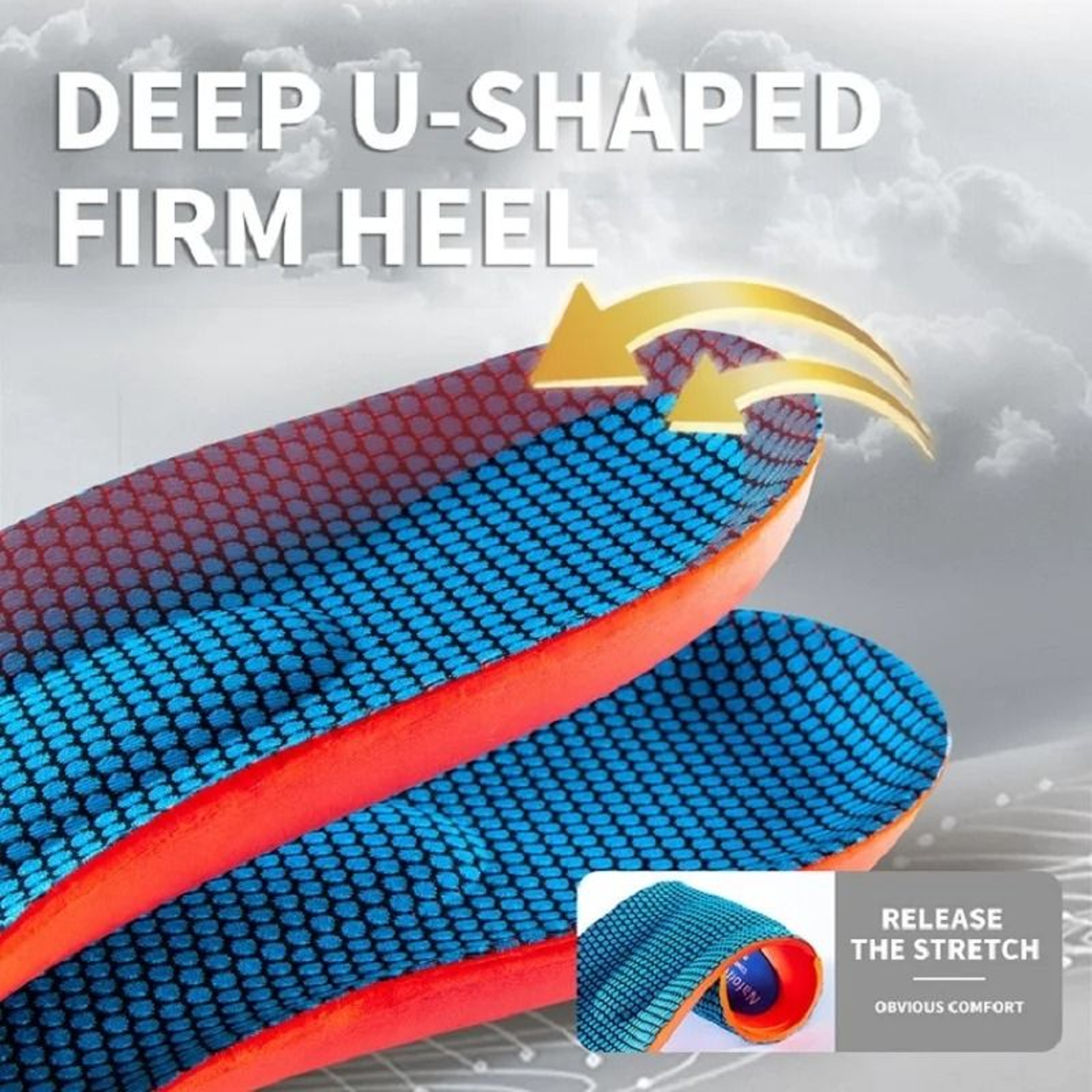 Sport Orthopedic Insoles Shock Absorbing EVA Memory Foam Inserts For Running And Everyday Comfort 3
