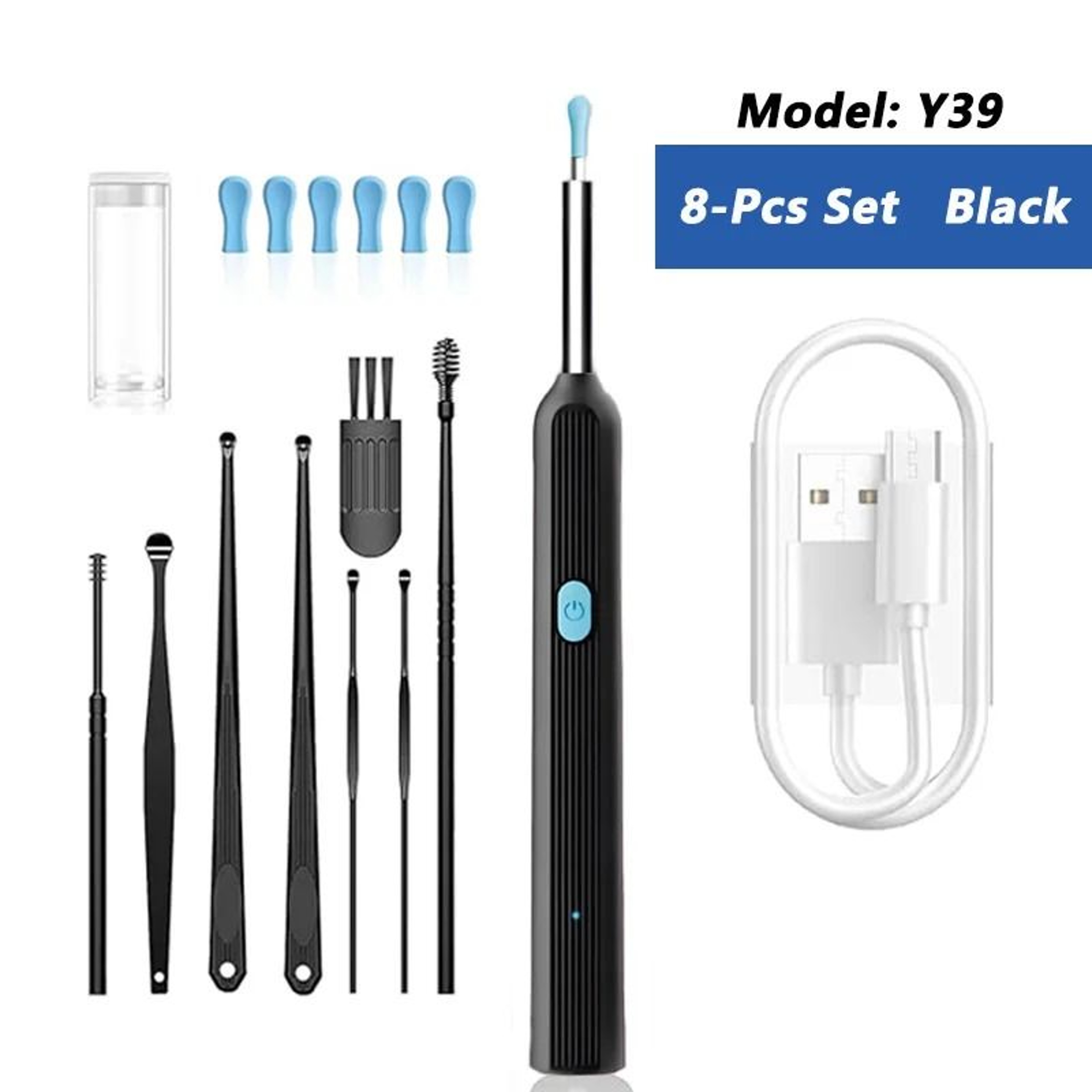 Visual Ear Wax Cleaner With HD Camera Safe Ear Cleaning Endoscope Tool With LED Light 9