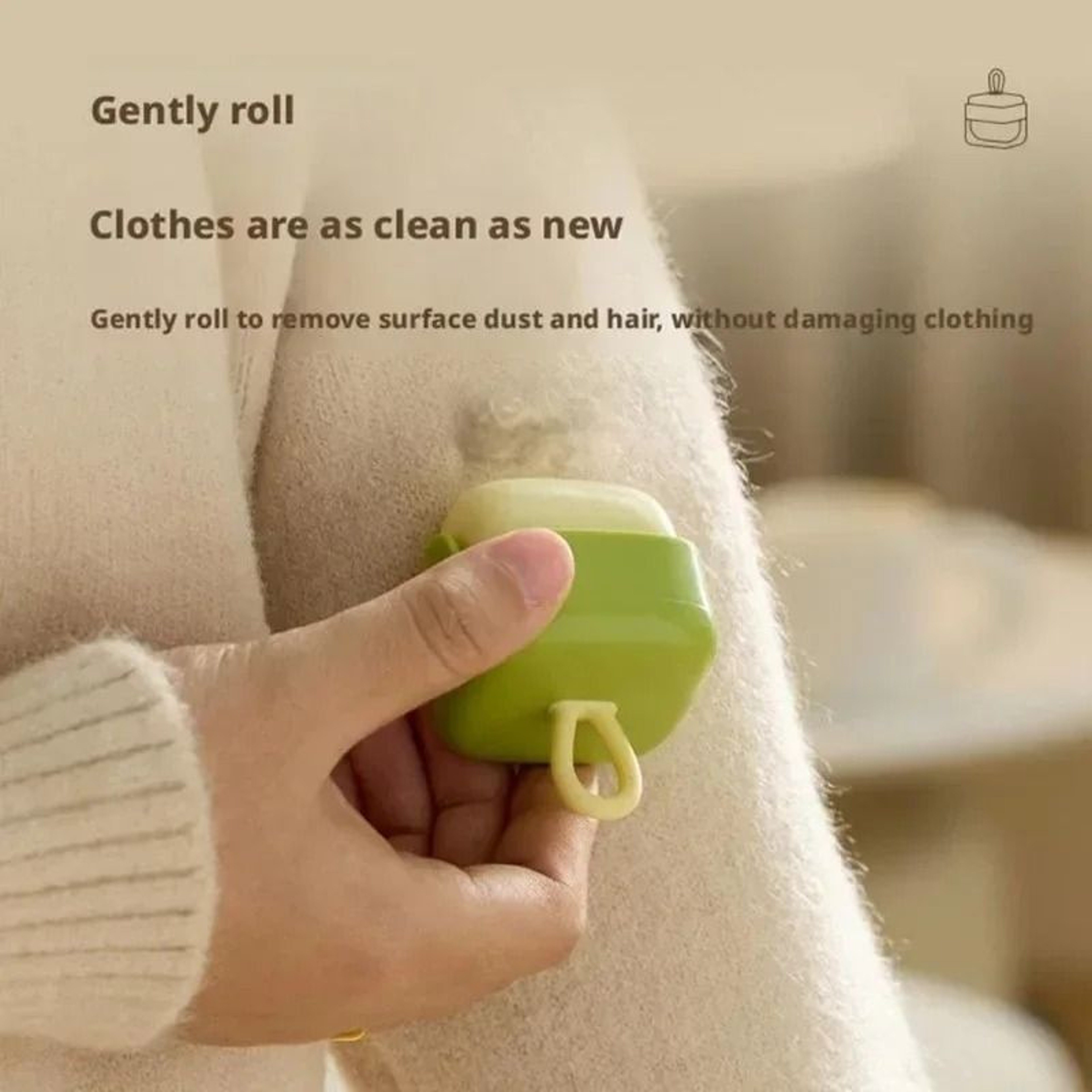 Mini Reusable Lint Roller  Washable Pet Hair And Dust Remover For Clothes Furniture And Car Interio 4