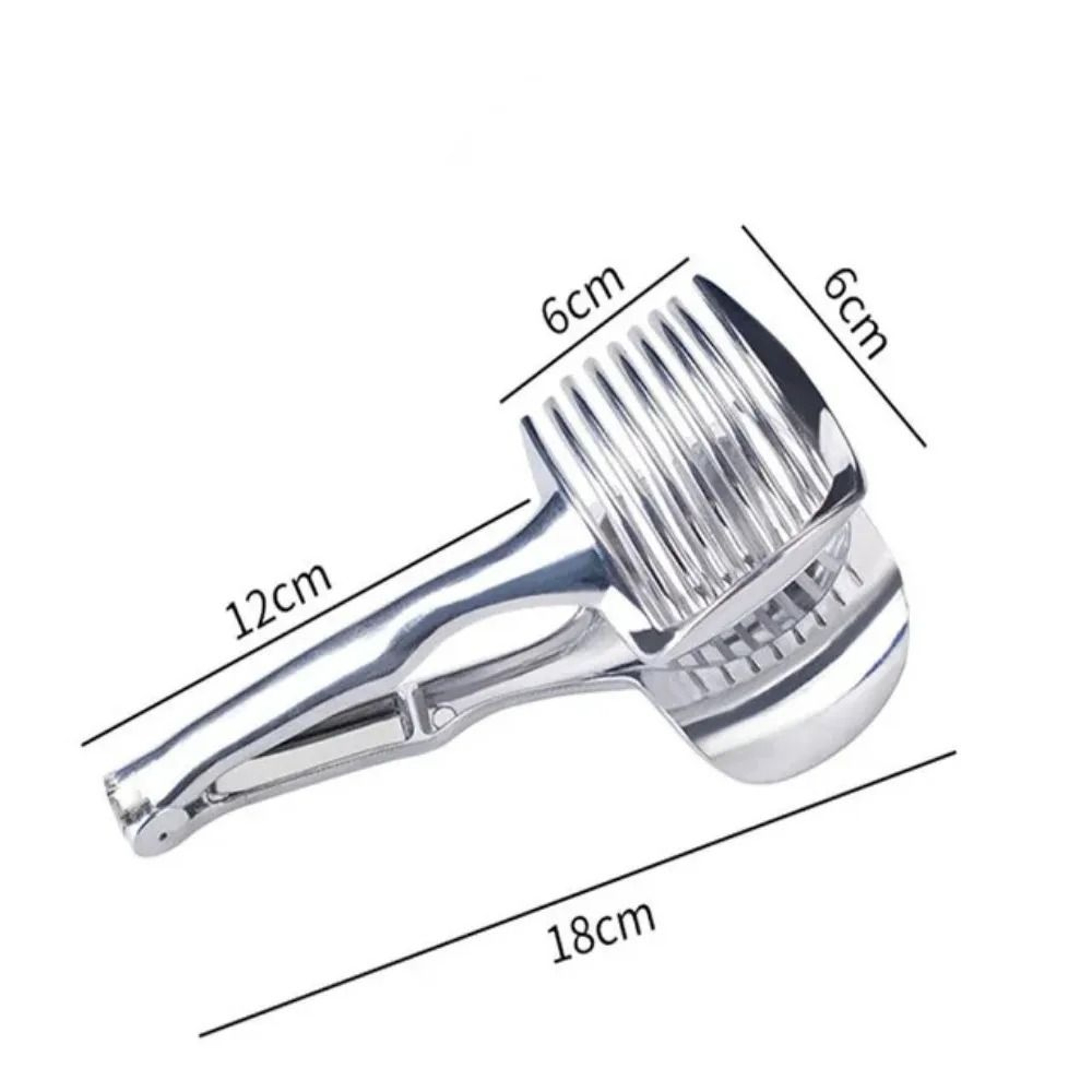 Stainless Steel Fruit And Vegetable Slicer Clip  Handheld Cutter For Lemons Tomatoes And Onions 5