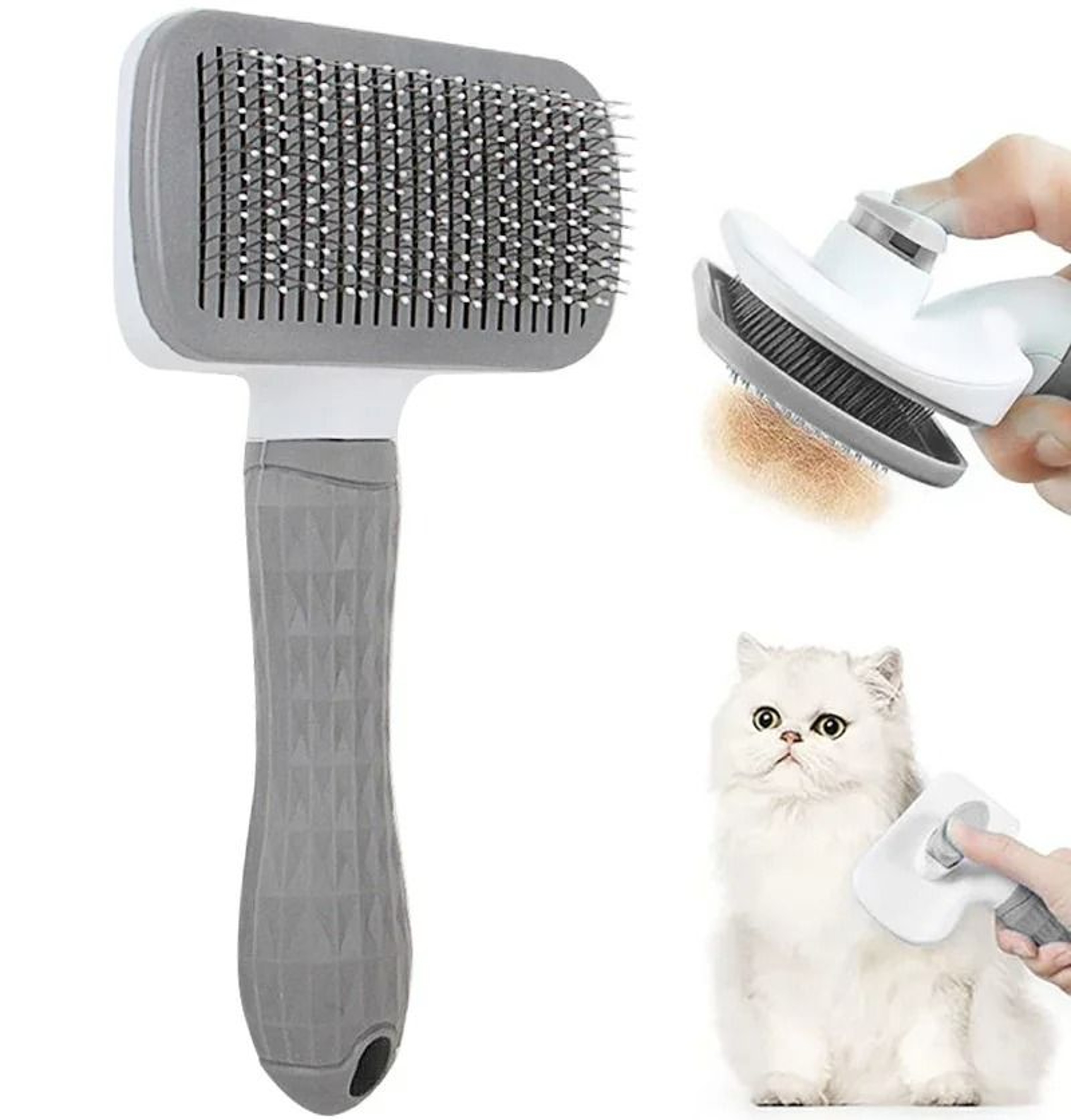 Pet Hair Grooming Brush For Dogs And Cats 11