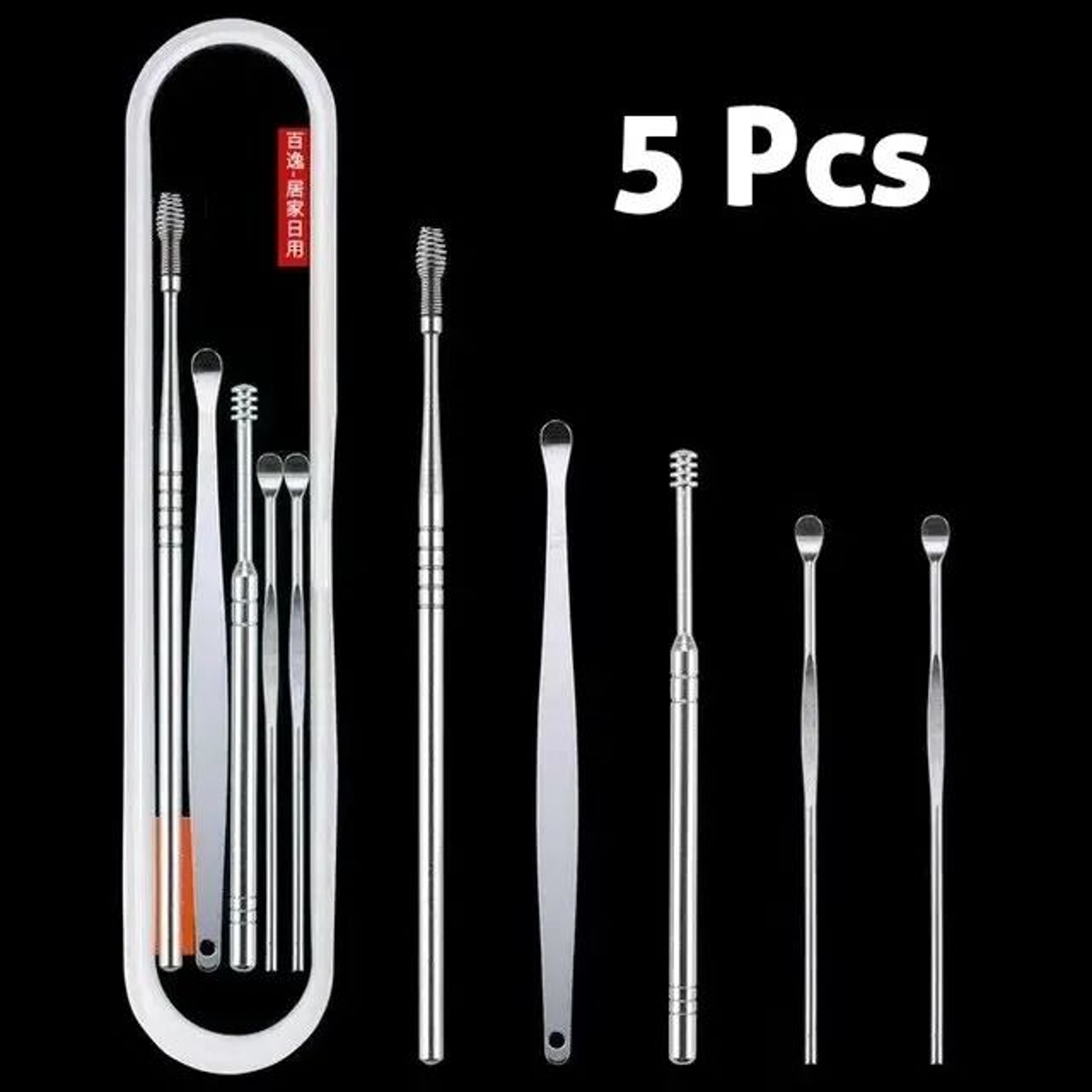 Stainless Steel Ear Cleaning Kit 8