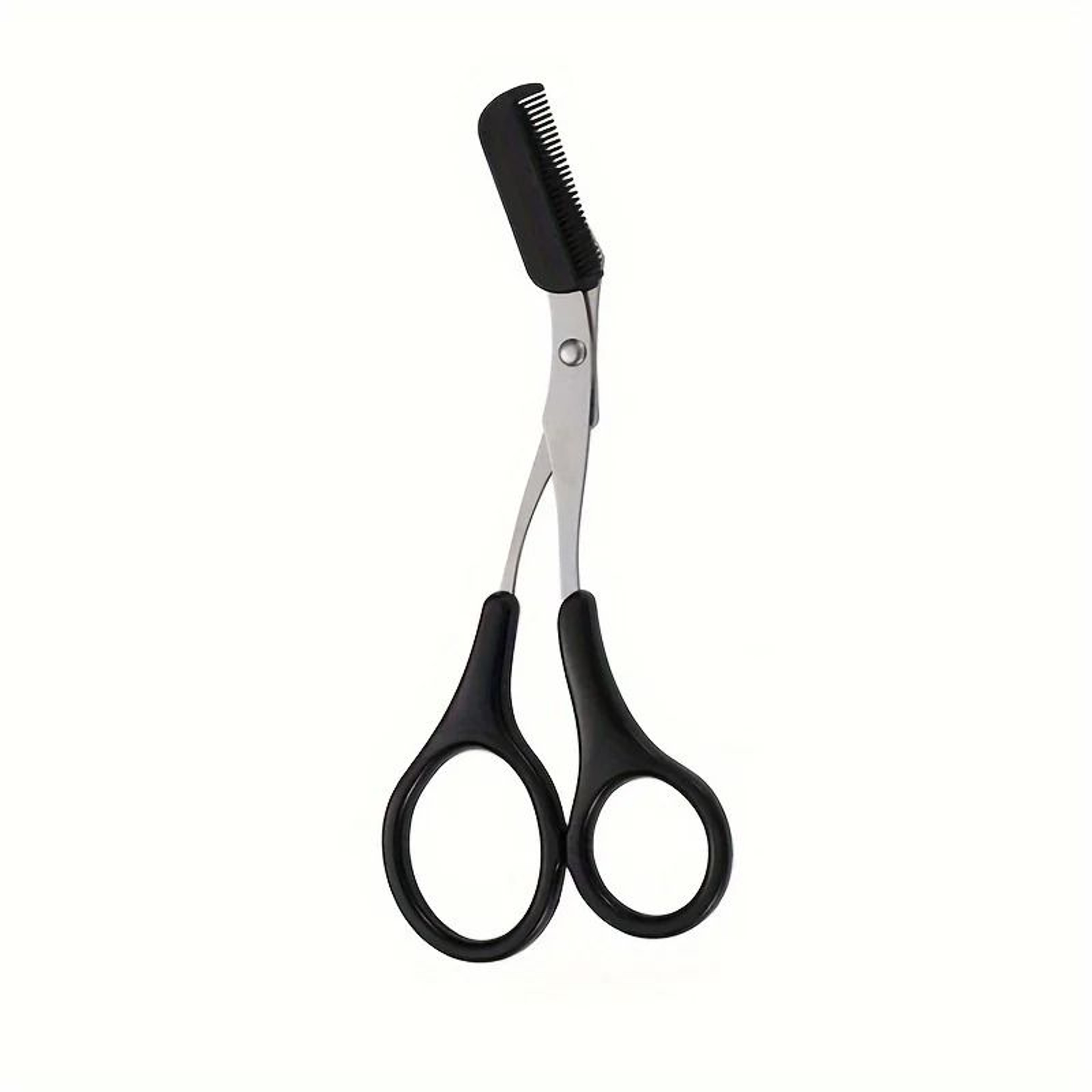 Stainless Steel Eyebrow Trimming Scissors With Comb For Precise Eyebrow Shaping 6