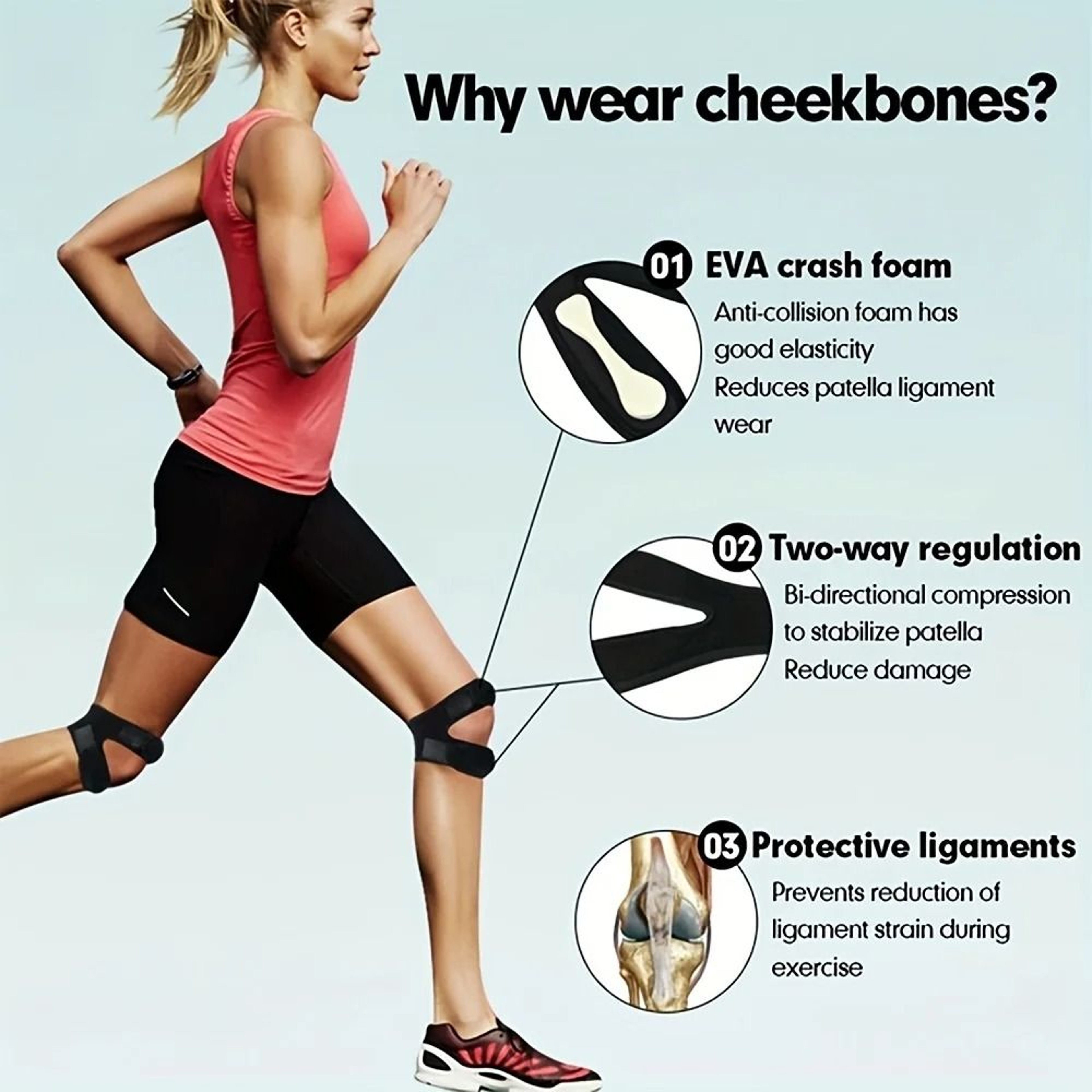 Adjustable Patella Knee Strap For Pain Relief And Sports Support 5