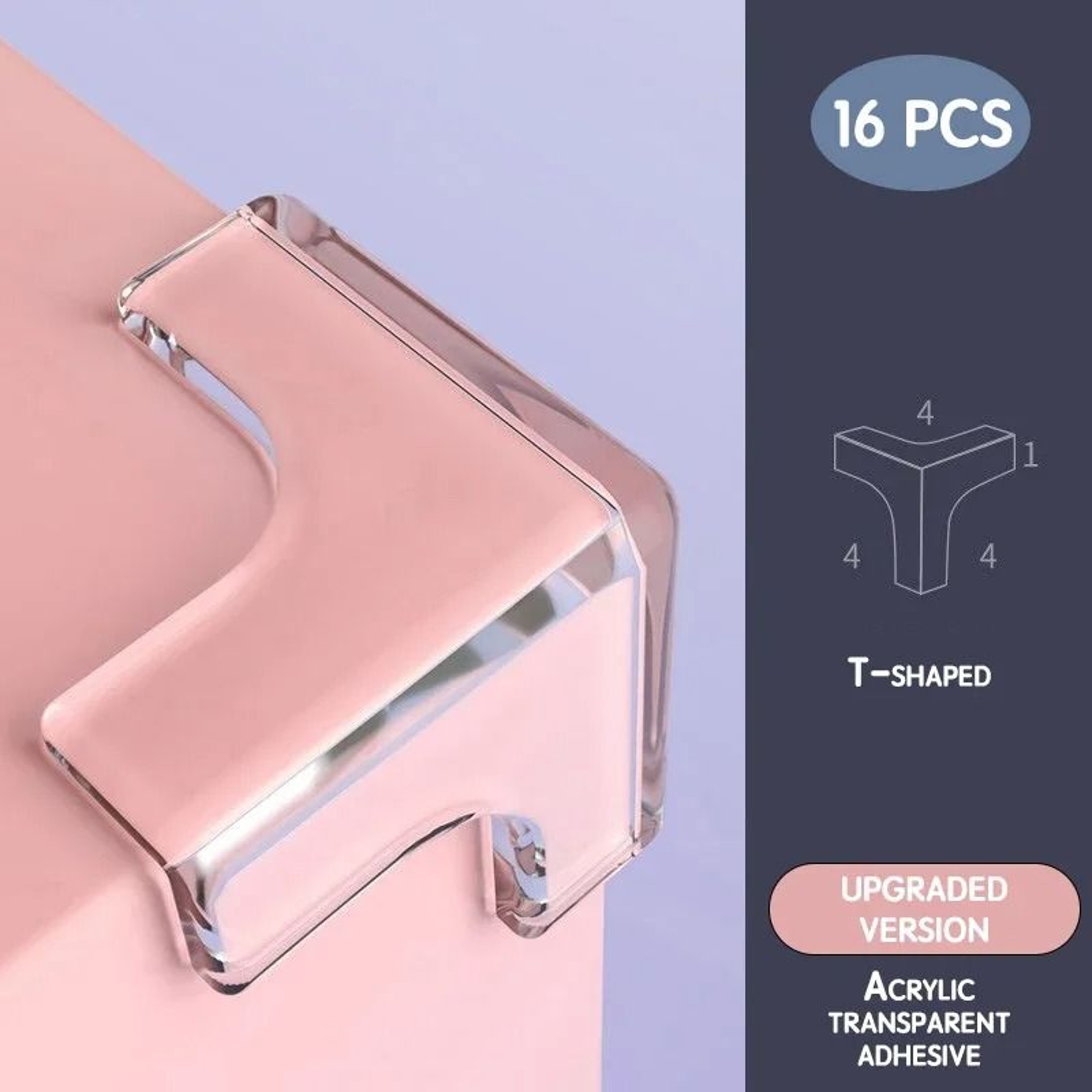 Baby Safety Corner Guards  Transparent PVC Edge And Table Protectors For Childproofing Furniture 8