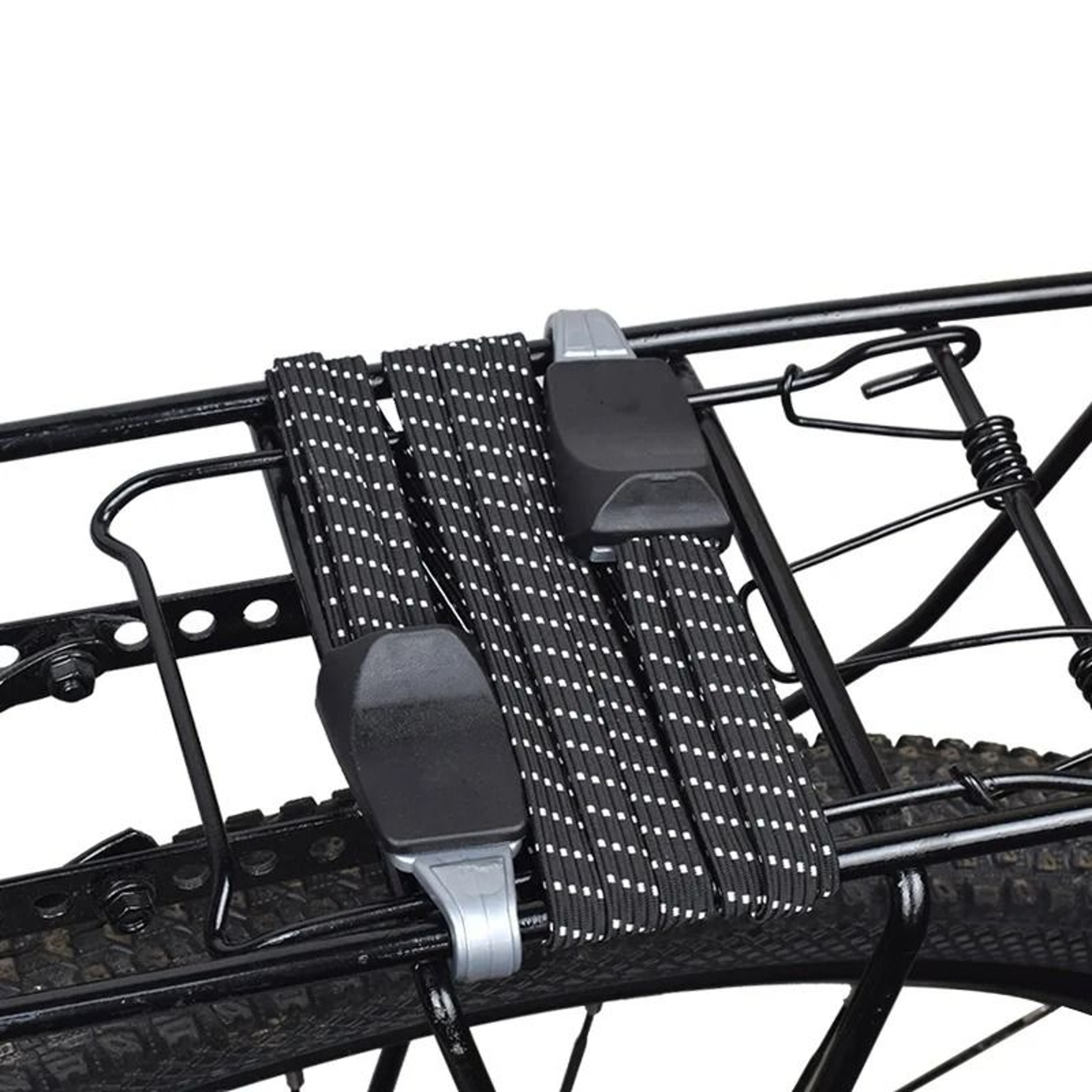 Elastic Bicycle Luggage Straps  HeavyDuty Rubber Bungee Ropes With Hooks For Secure Bike Cargo 0