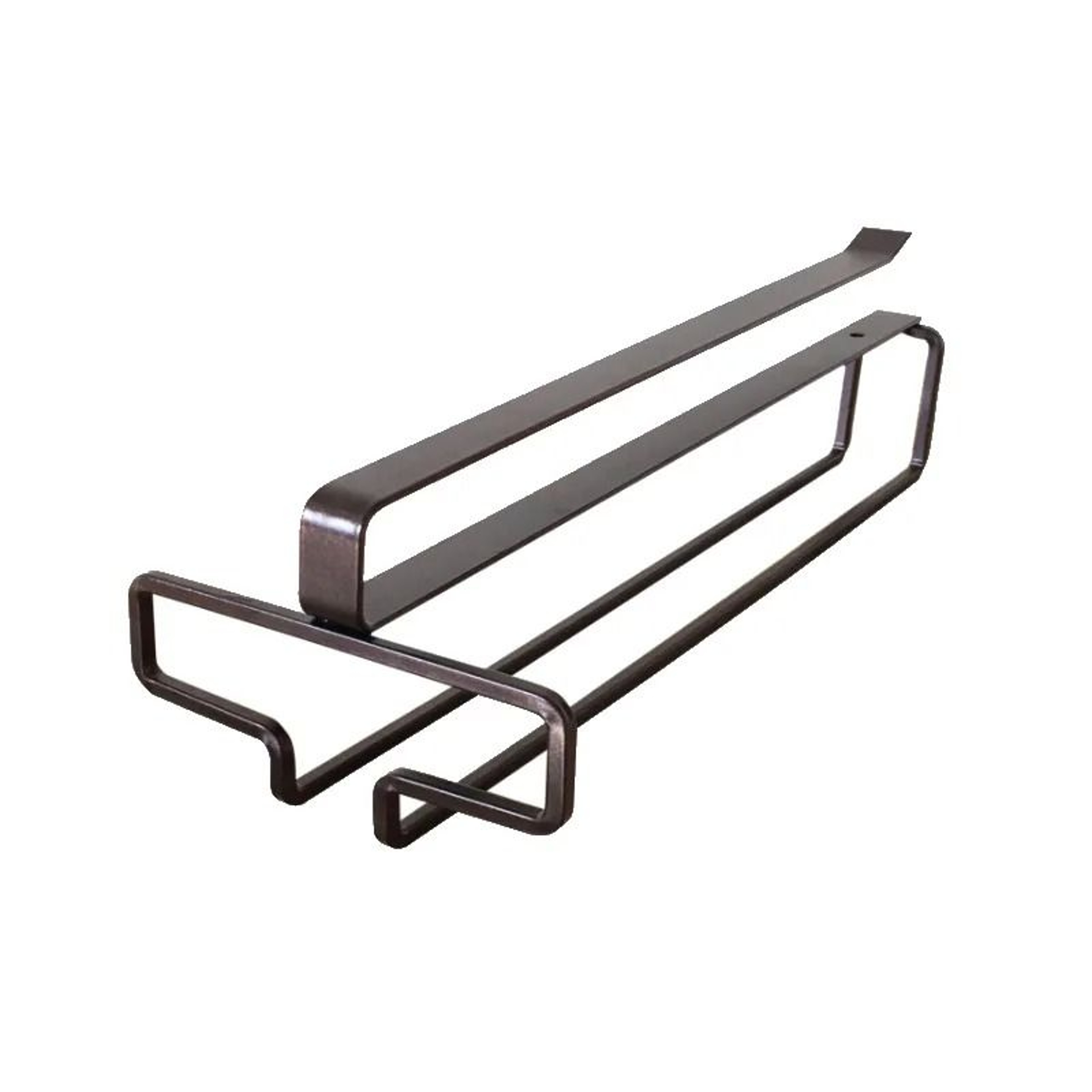 No Drilling Metal Wine Glass Holder Under Cabinet Stemware Rack 7