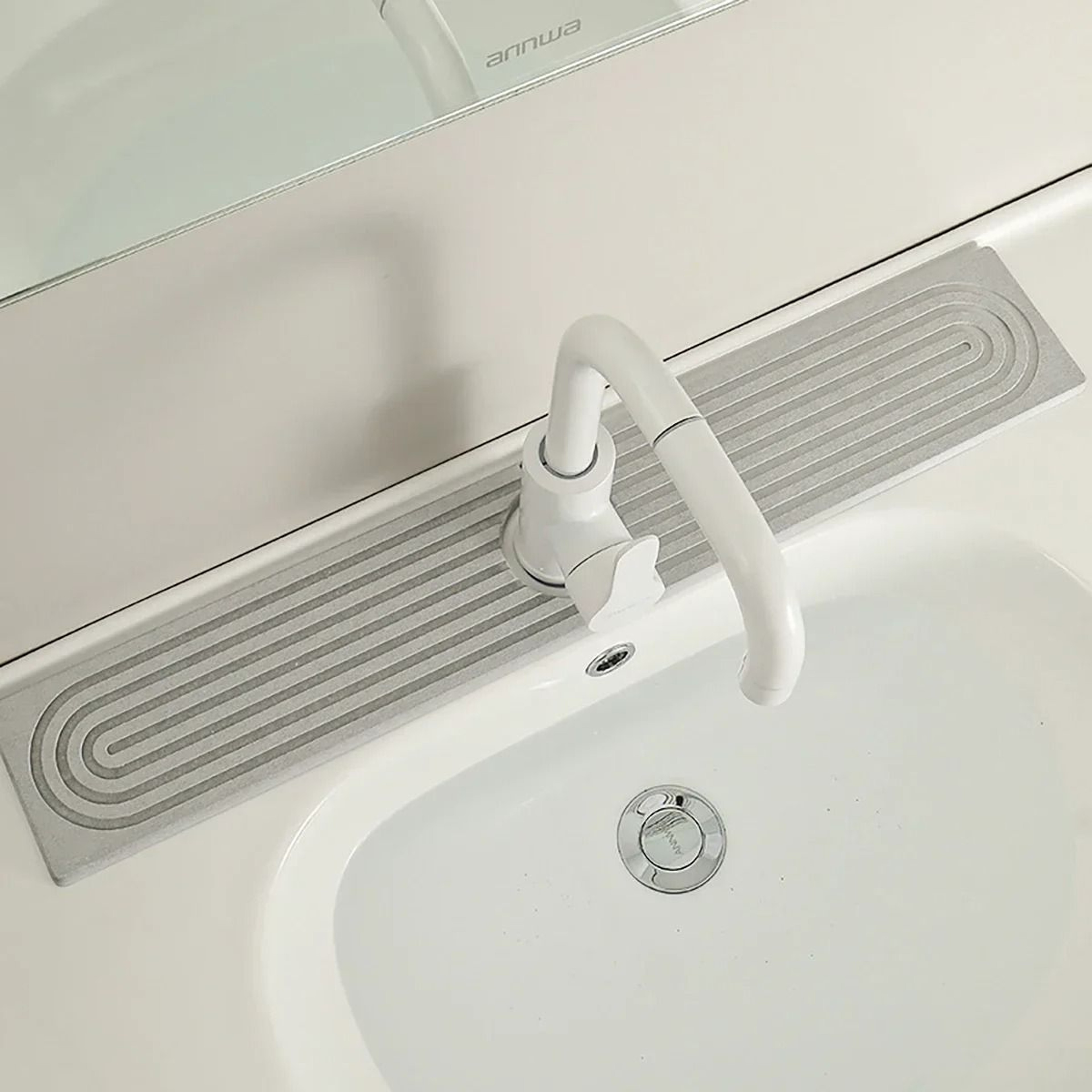 Super Absorbent Fast Drying Faucet Mat  Diatomite Stone Sink Tray For Kitchen And Bathroom 12