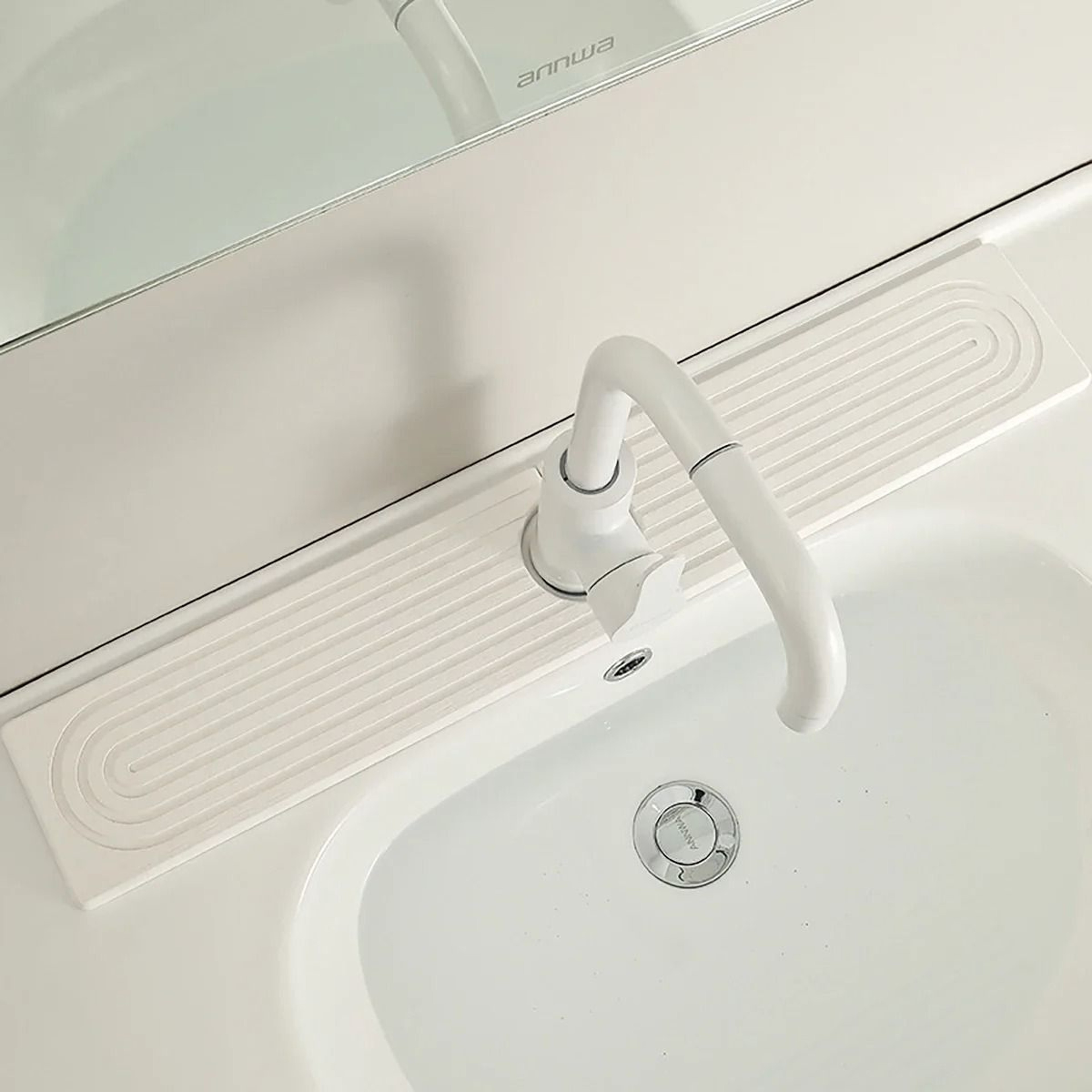 Super Absorbent Fast Drying Faucet Mat  Diatomite Stone Sink Tray For Kitchen And Bathroom 7