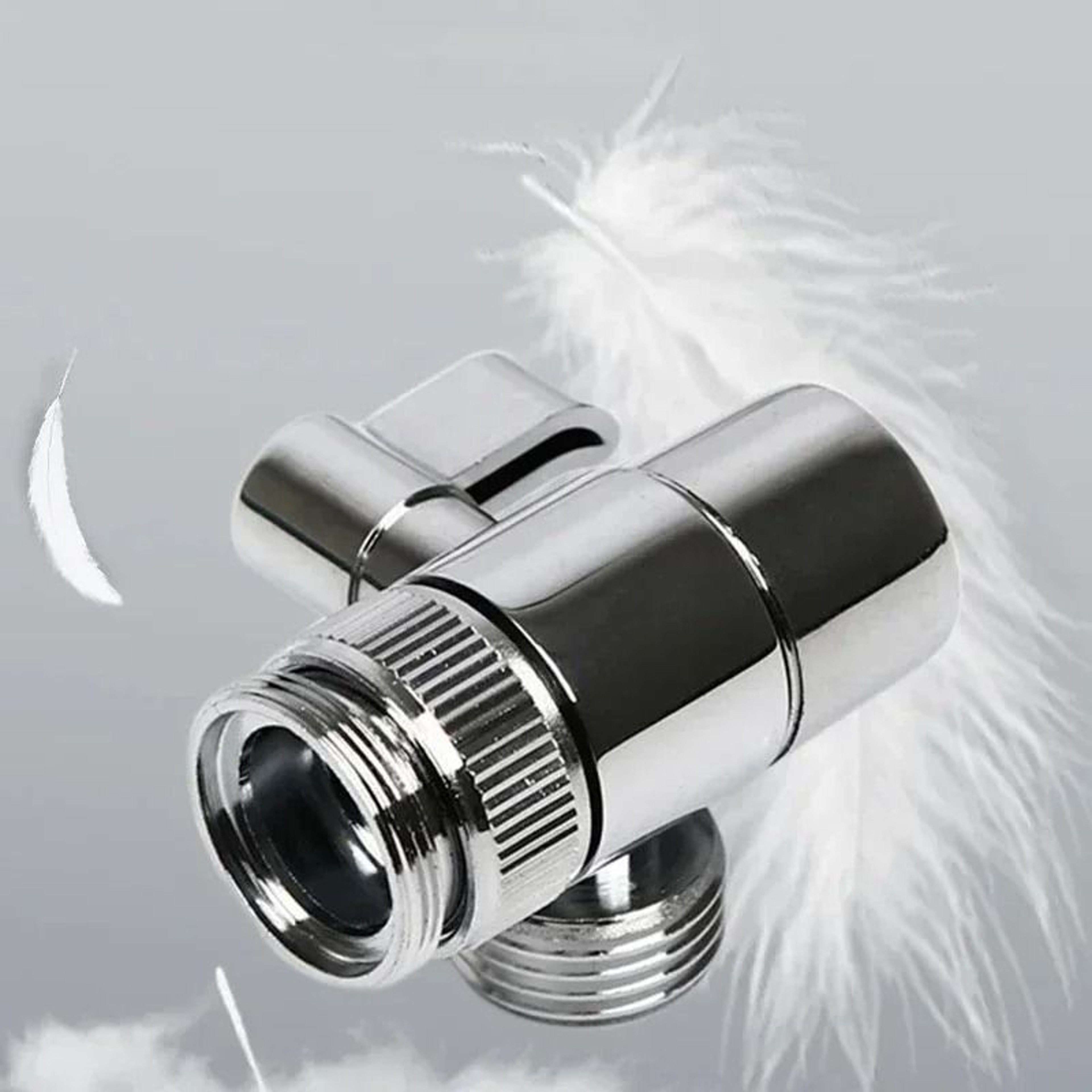 Sink Faucet Adapter Diverter Valve  Zinc Alloy Kitchen And Bathroom Splitter Connector For Showers  4