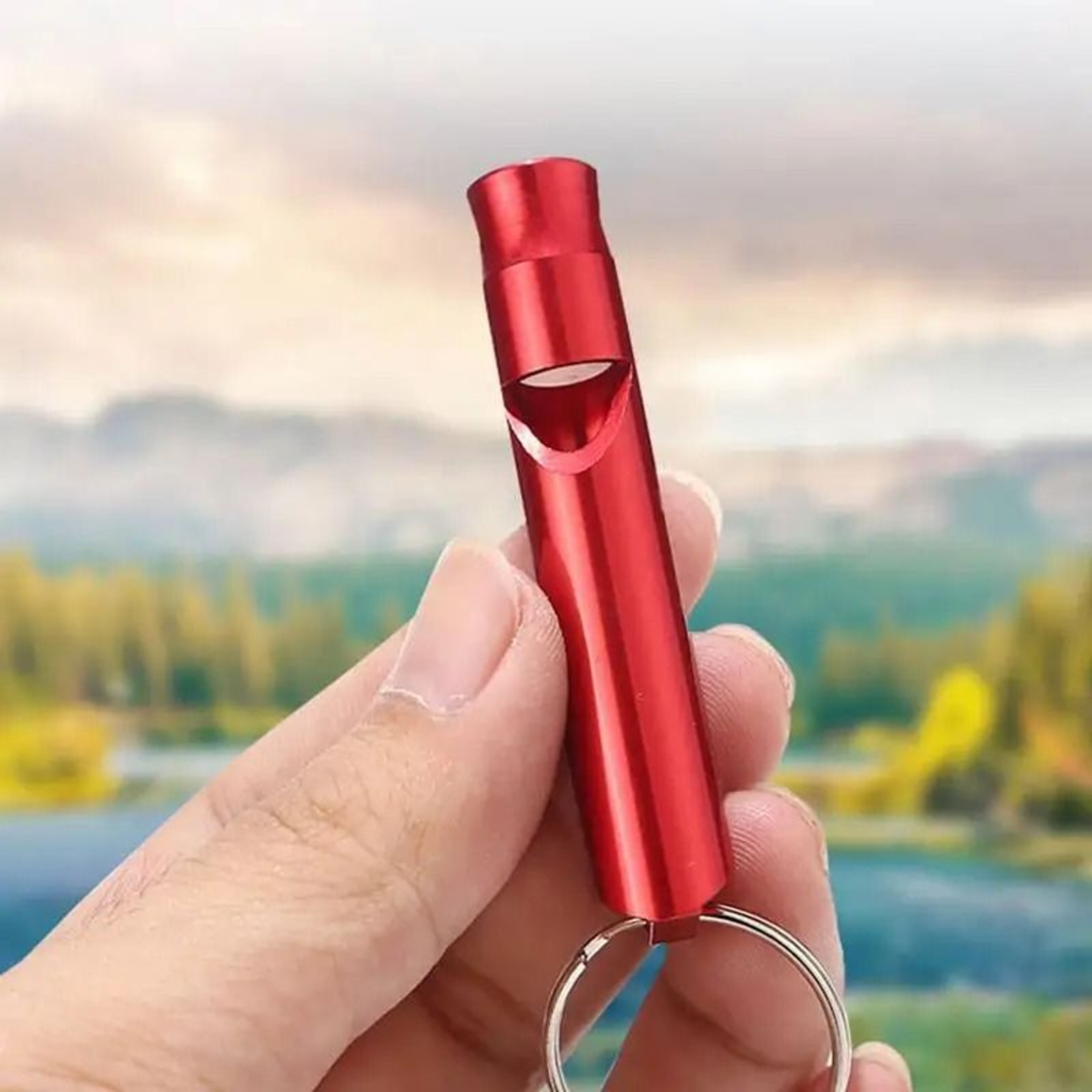 Stay Safe And Prepared In Any Adventure With The Outdoor Survival Whistle Keychain A Compact Highde 0