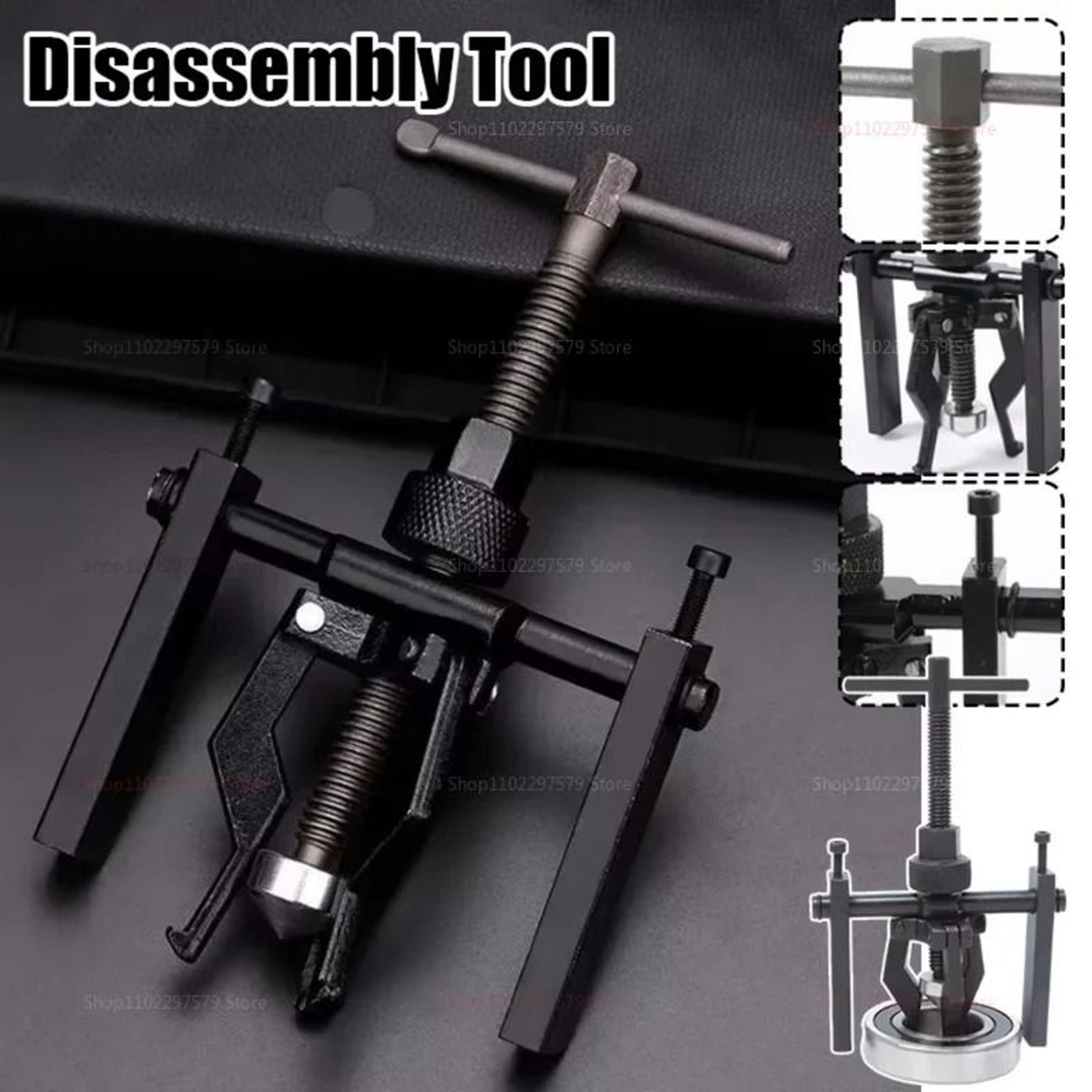Three Claw Bearing Puller Tool Automotive Inner Bearing Extractor Gear Separator 4