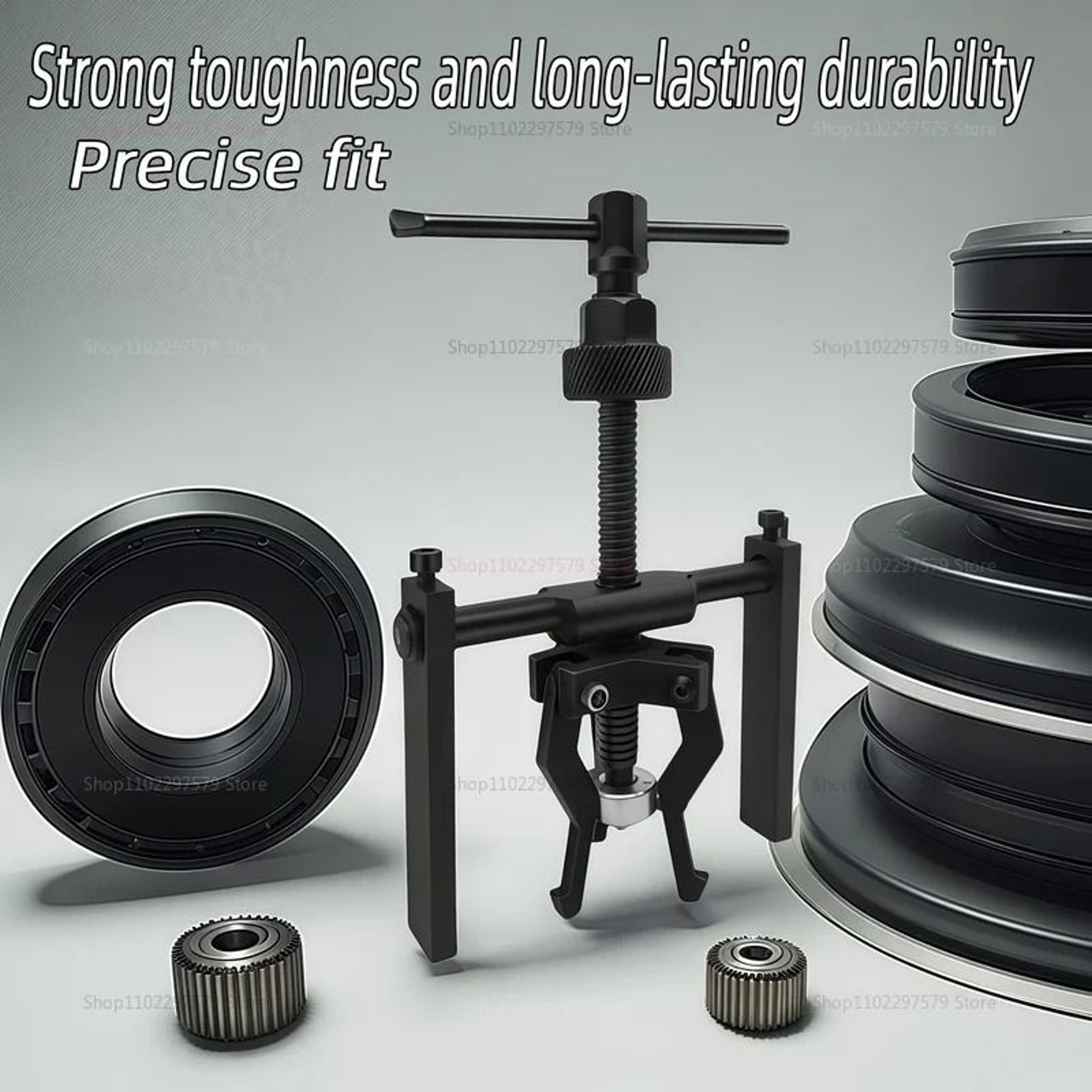 Three Claw Bearing Puller Tool Automotive Inner Bearing Extractor Gear Separator 6