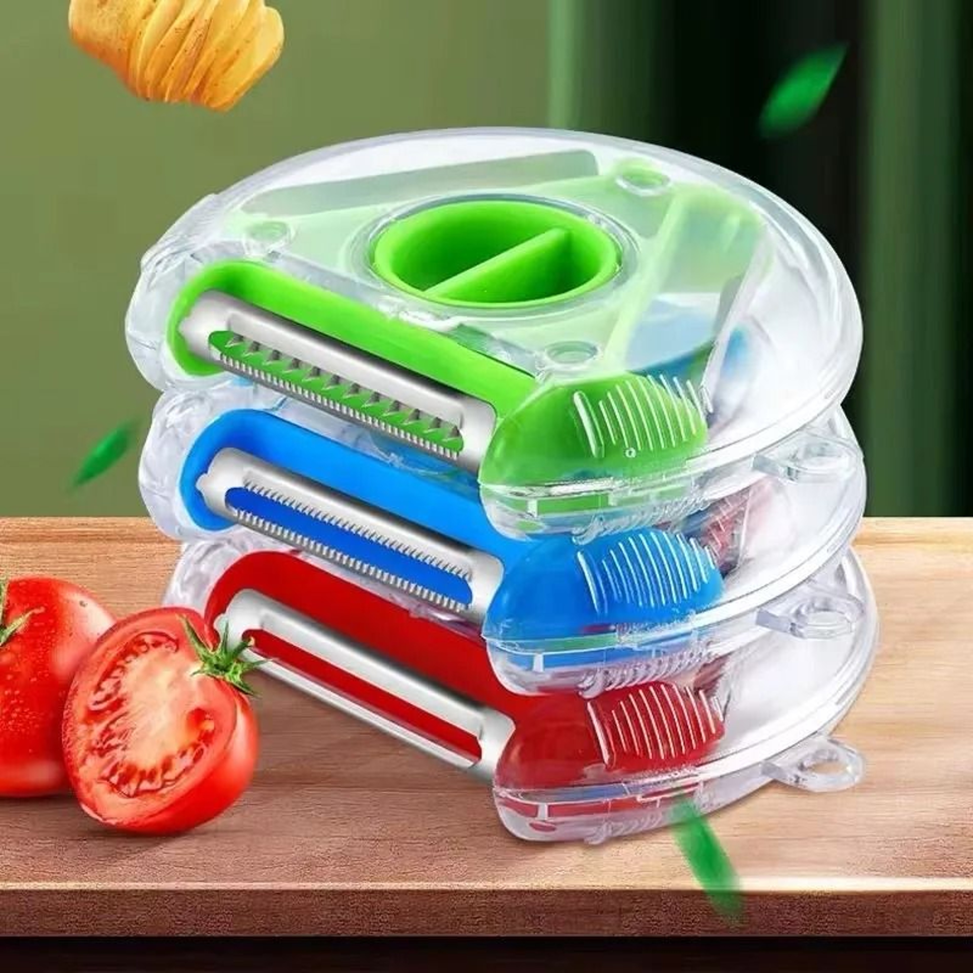 3 In 1 Magic Trio Peeler Set 6