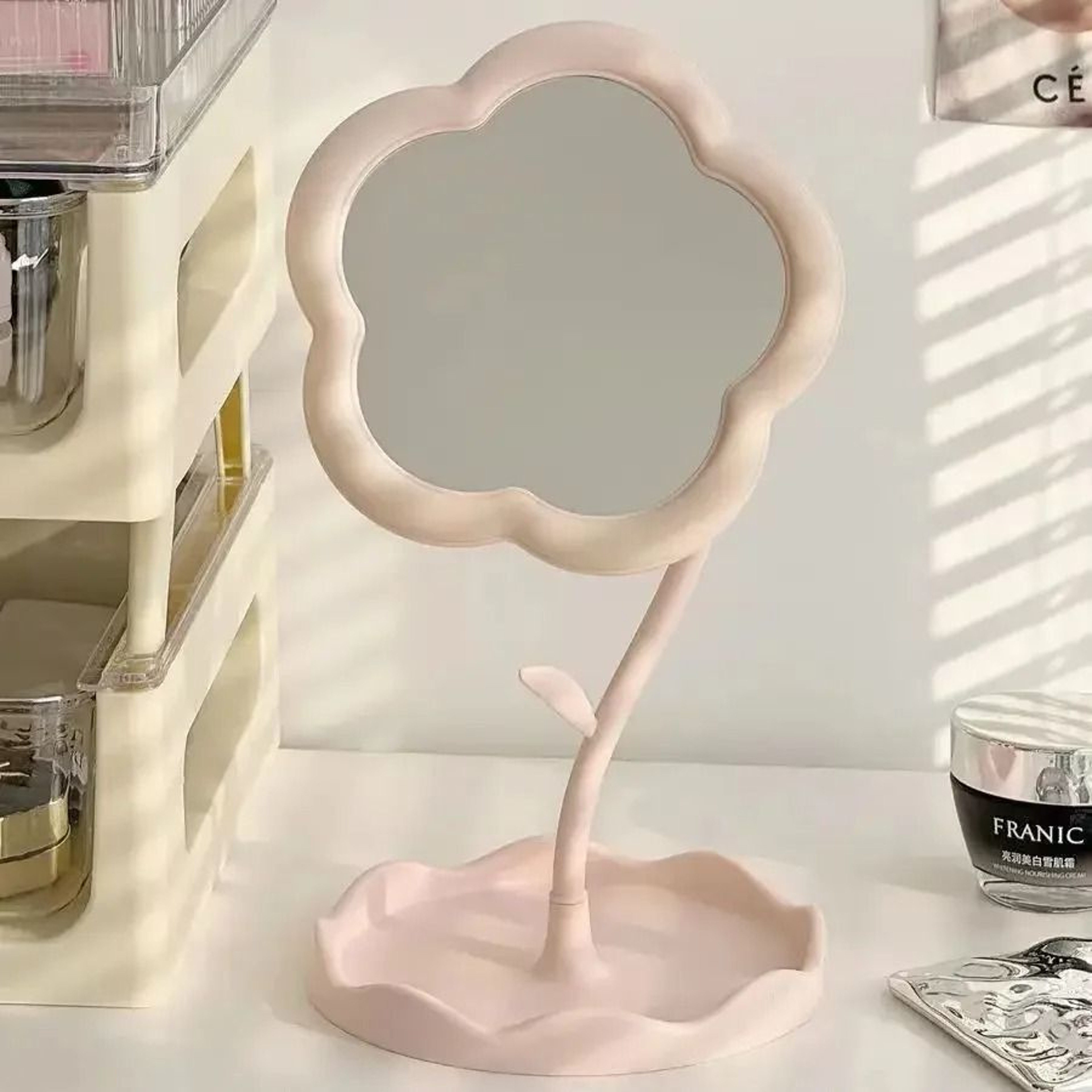 Creative Flower Desktop Mirror 6