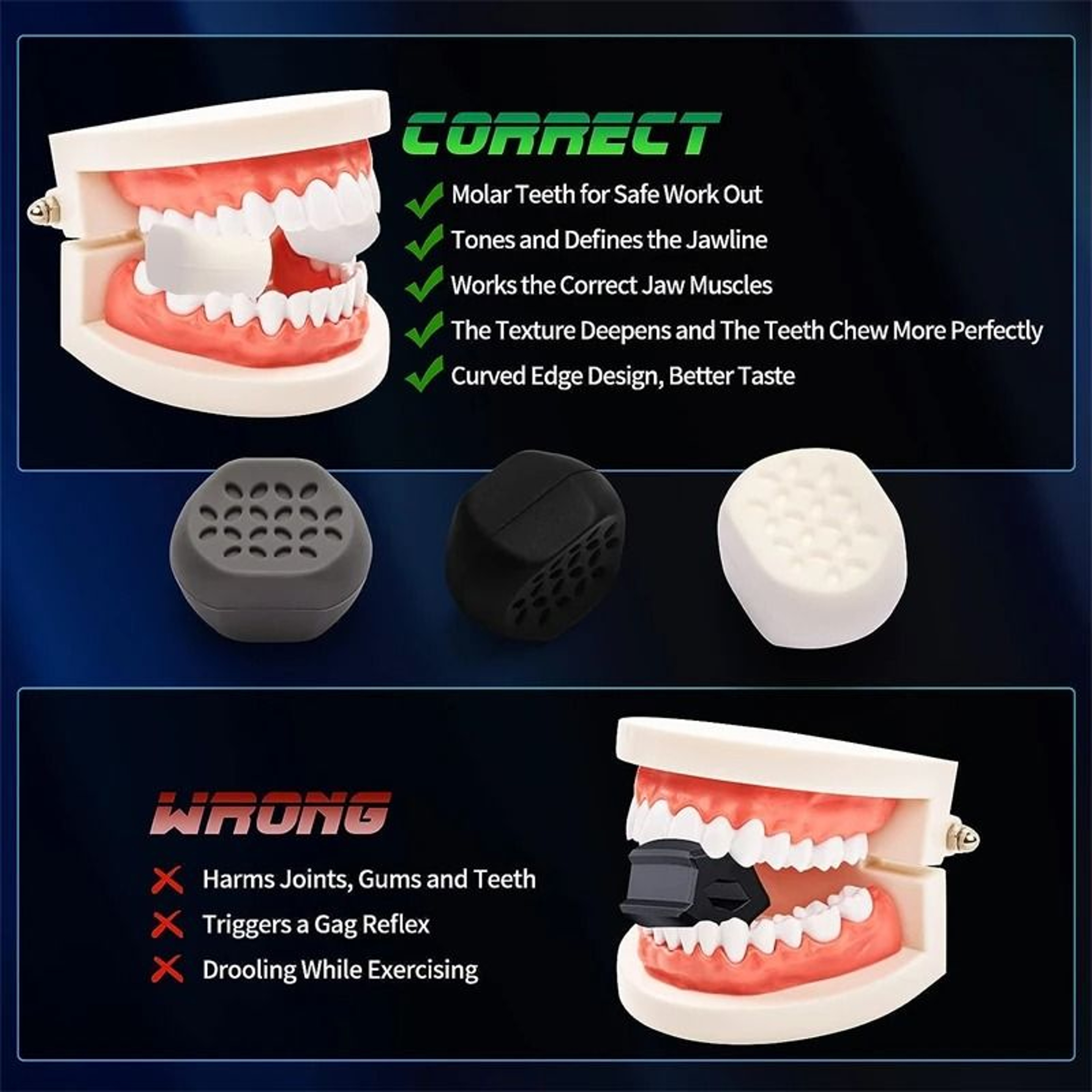 AntiAging Jaw Exerciser Set 1