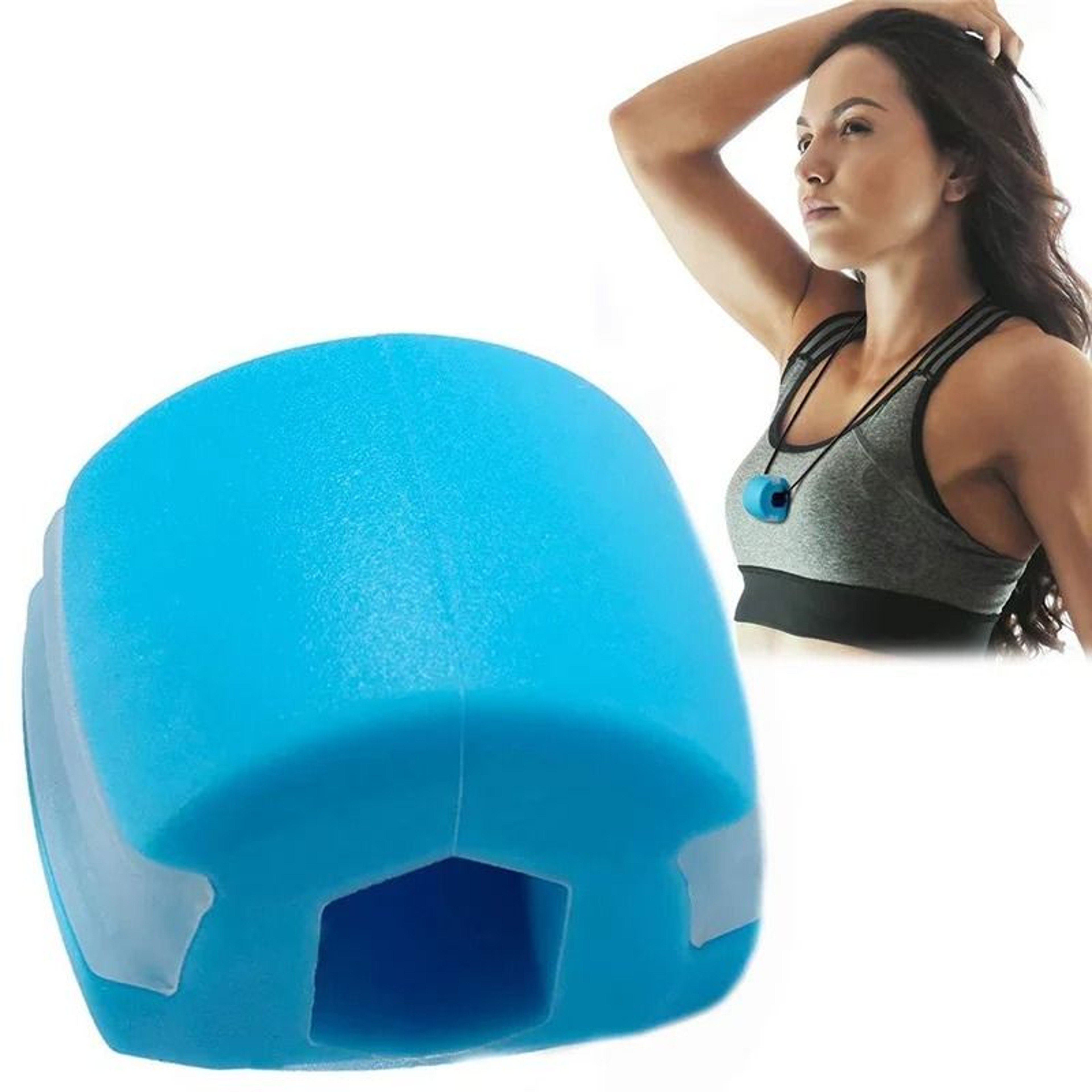 Silicone Jaw Exerciser Facial Fitness Ball 8