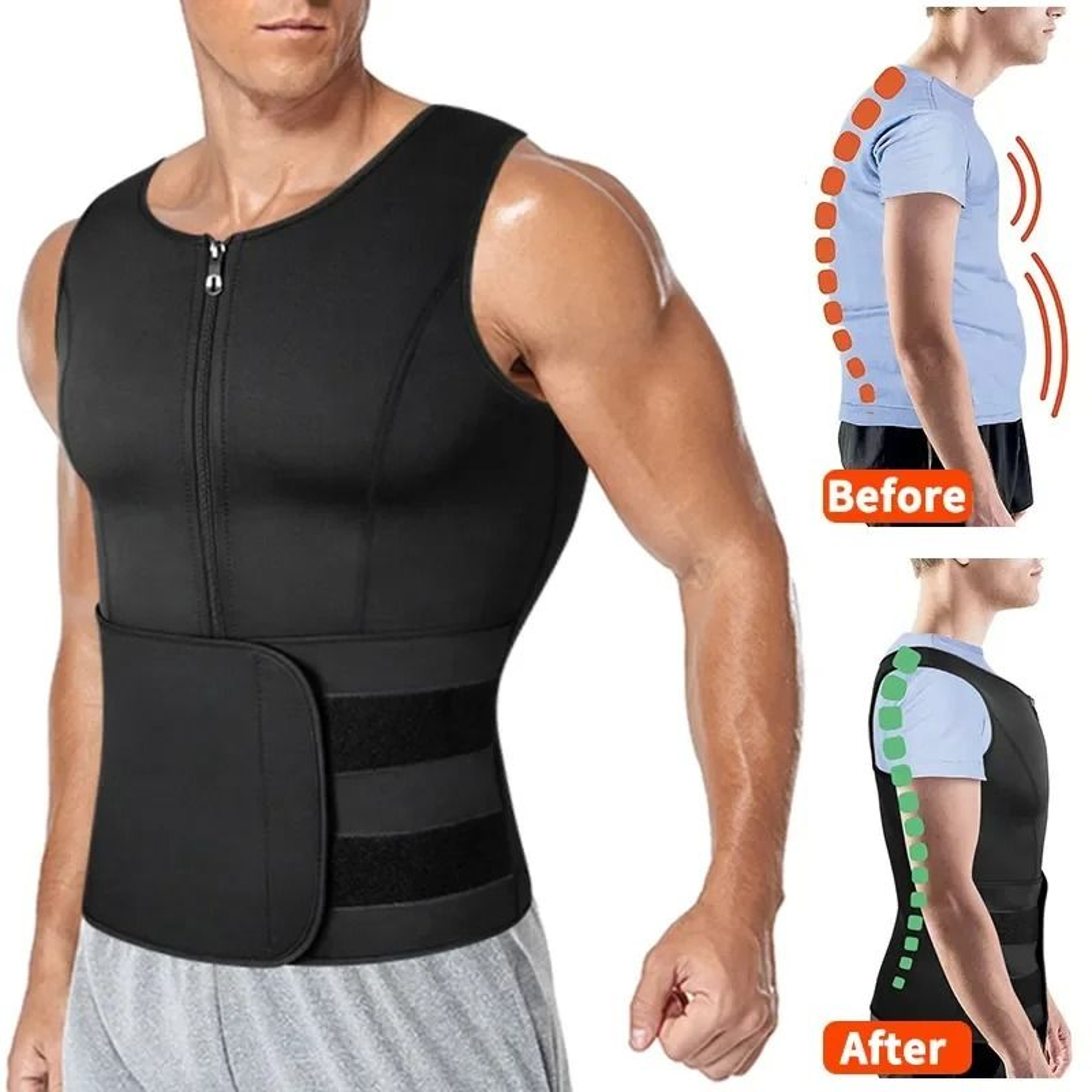 Adjustable Posture Corrector Vest  Back And Shoulder Support Corset For Men And Women 1