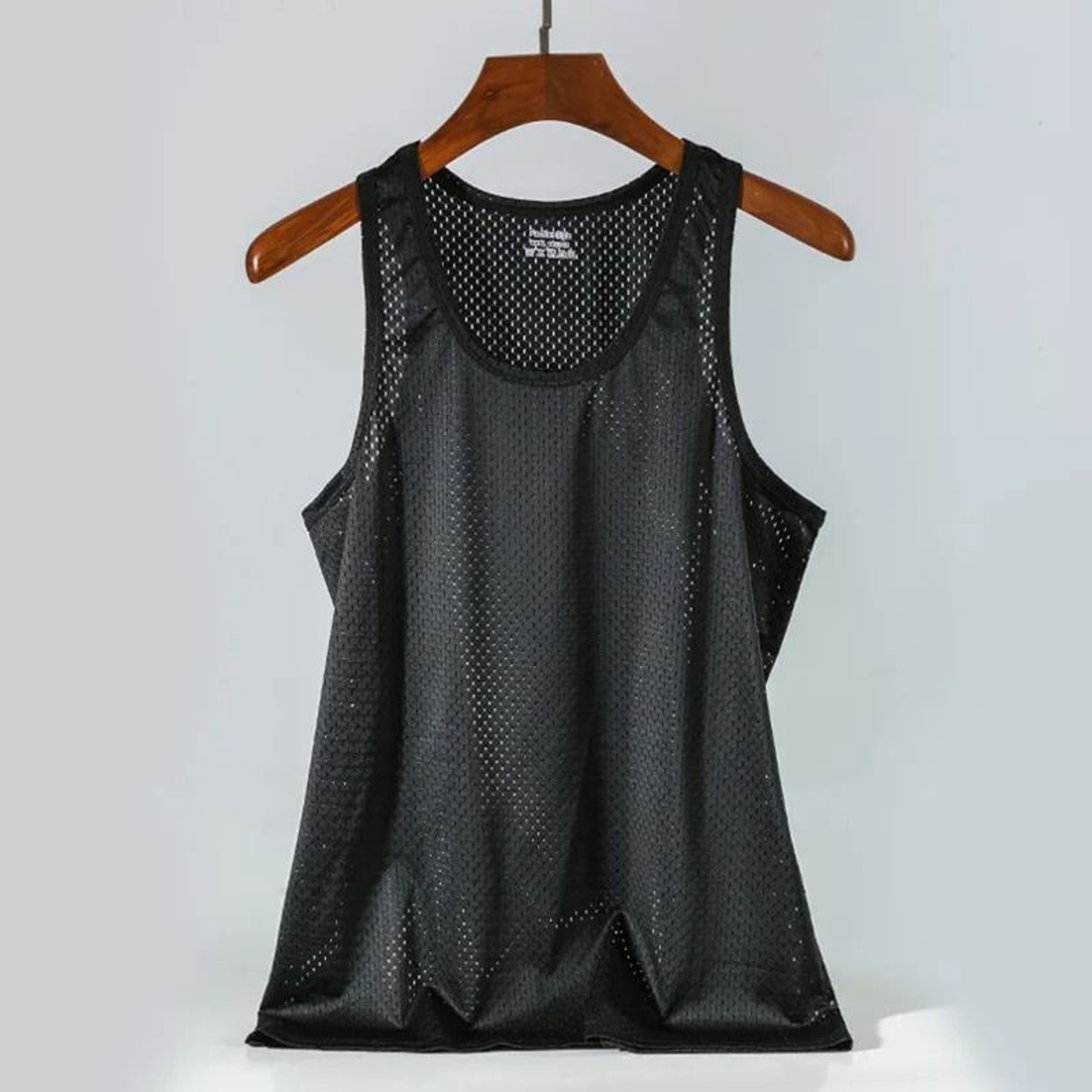 Men Mesh Tank Top Fitness Sleeveless Shirt Breathable Gym Vest 12