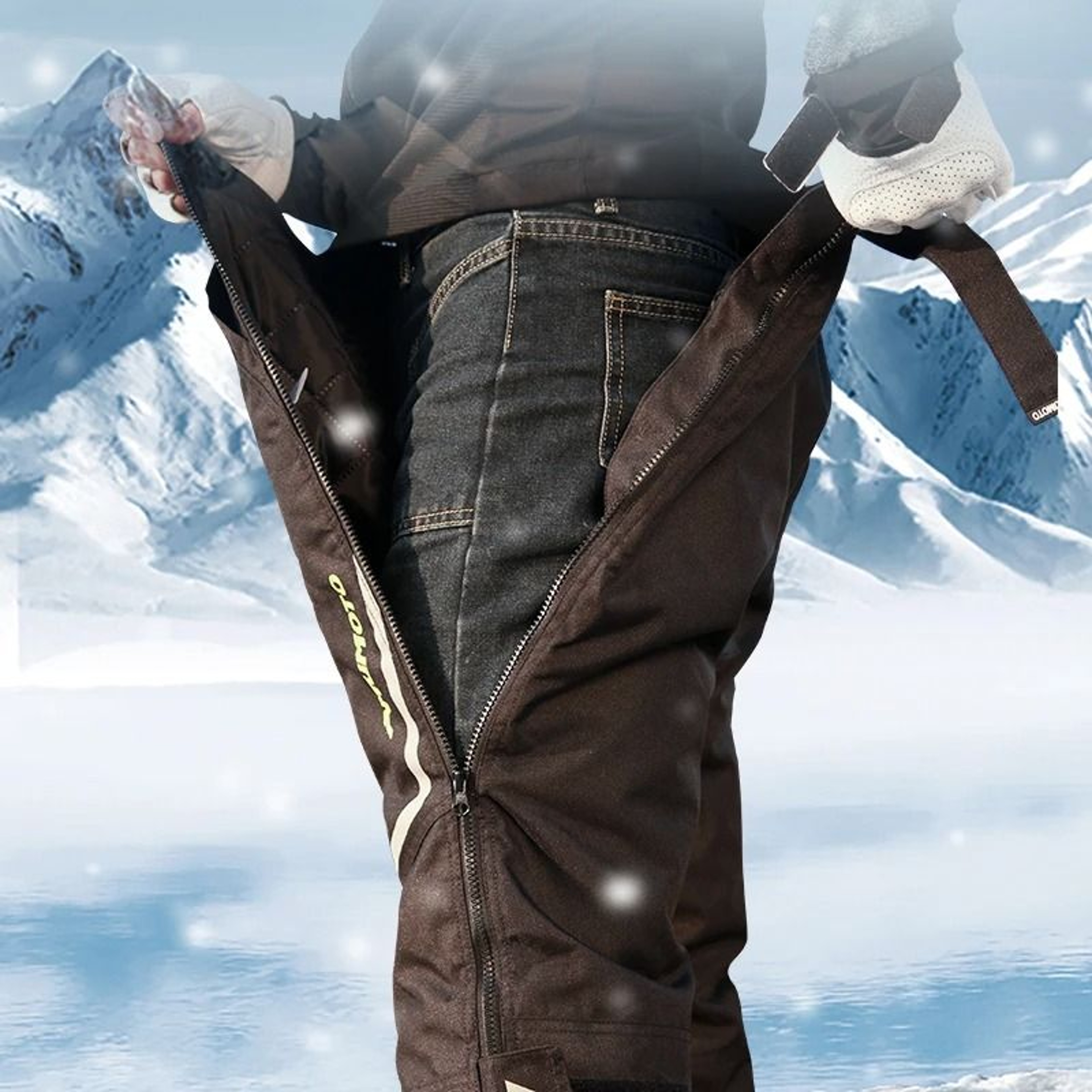 Motorcycle Waterproof Thermal Pants Windproof Riding Protective Trousers For Men And Women 0