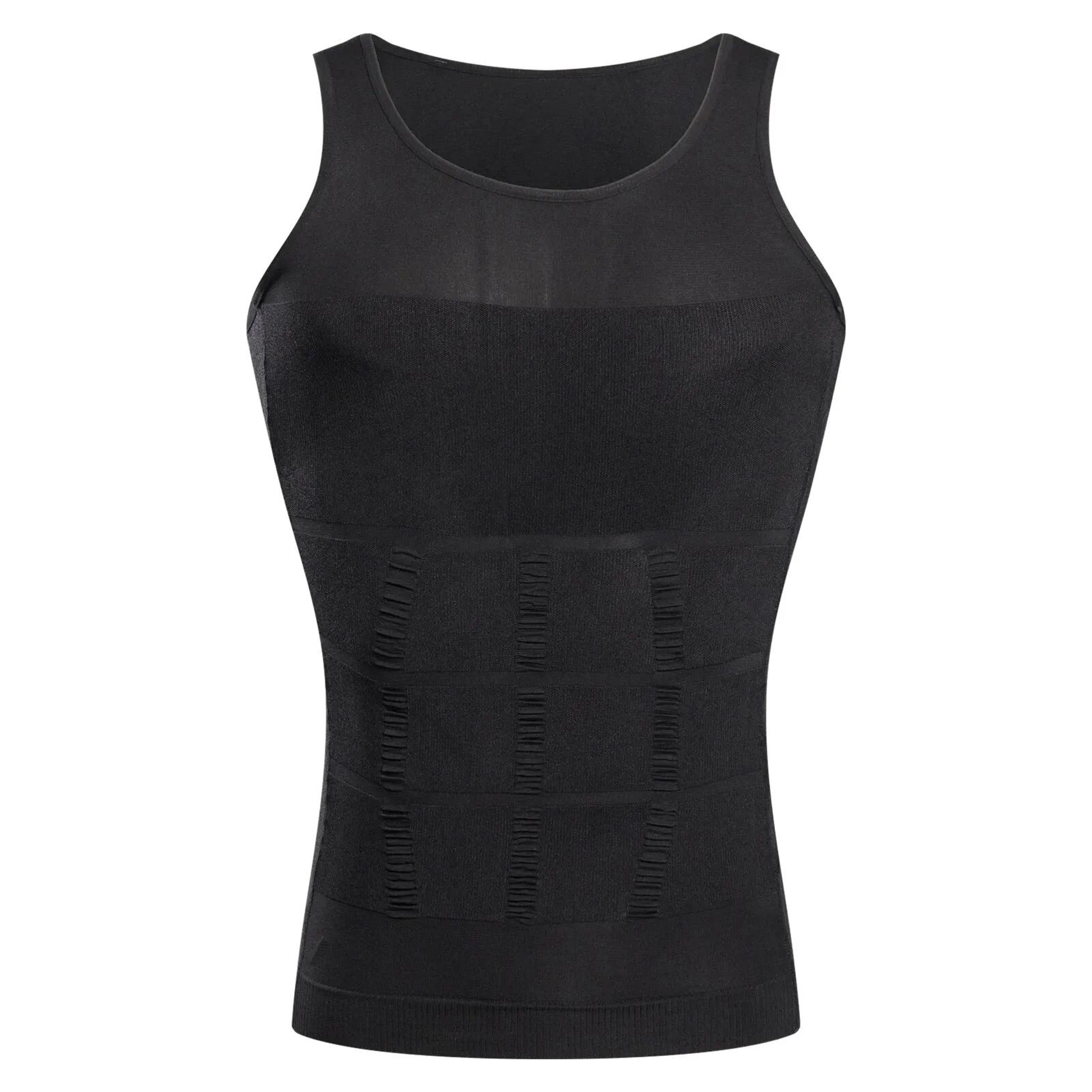 Mens Slimming Compression Vest Body Shaper Tank 7