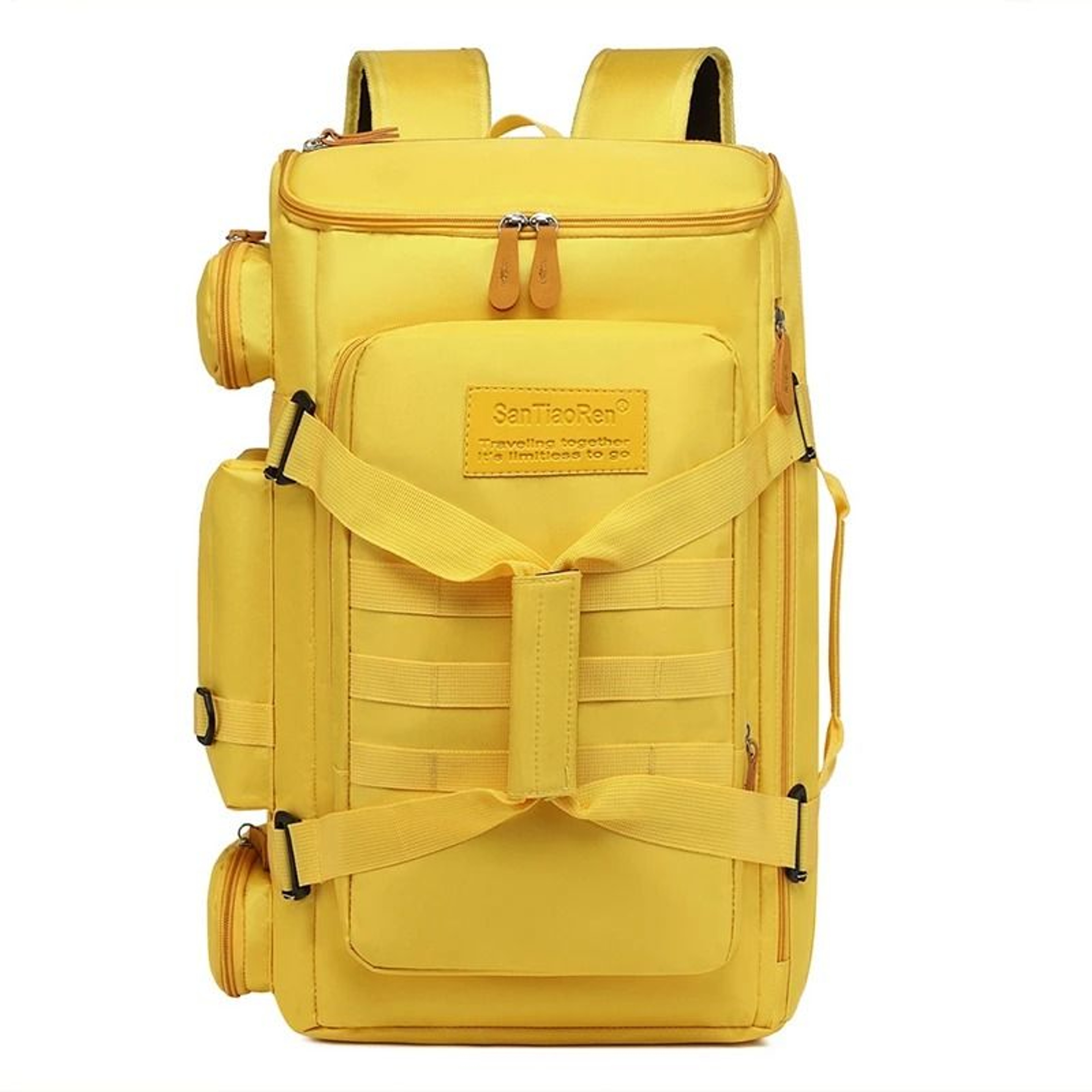 Large Capacity Gym And Travel Backpack With Wet Dry Separation 9