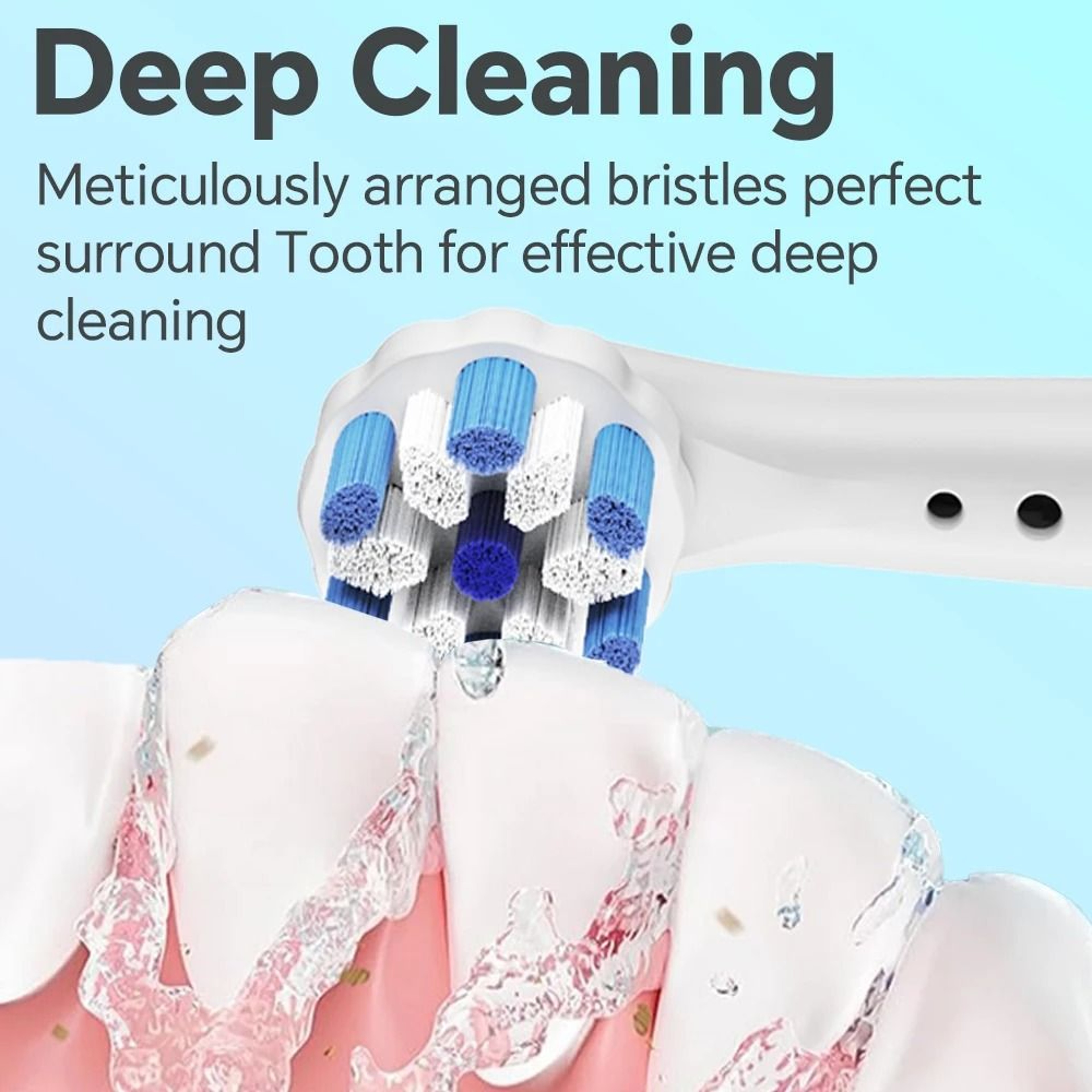 Replacement Toothbrush Heads Compatible With IO Electric Toothbrush 3
