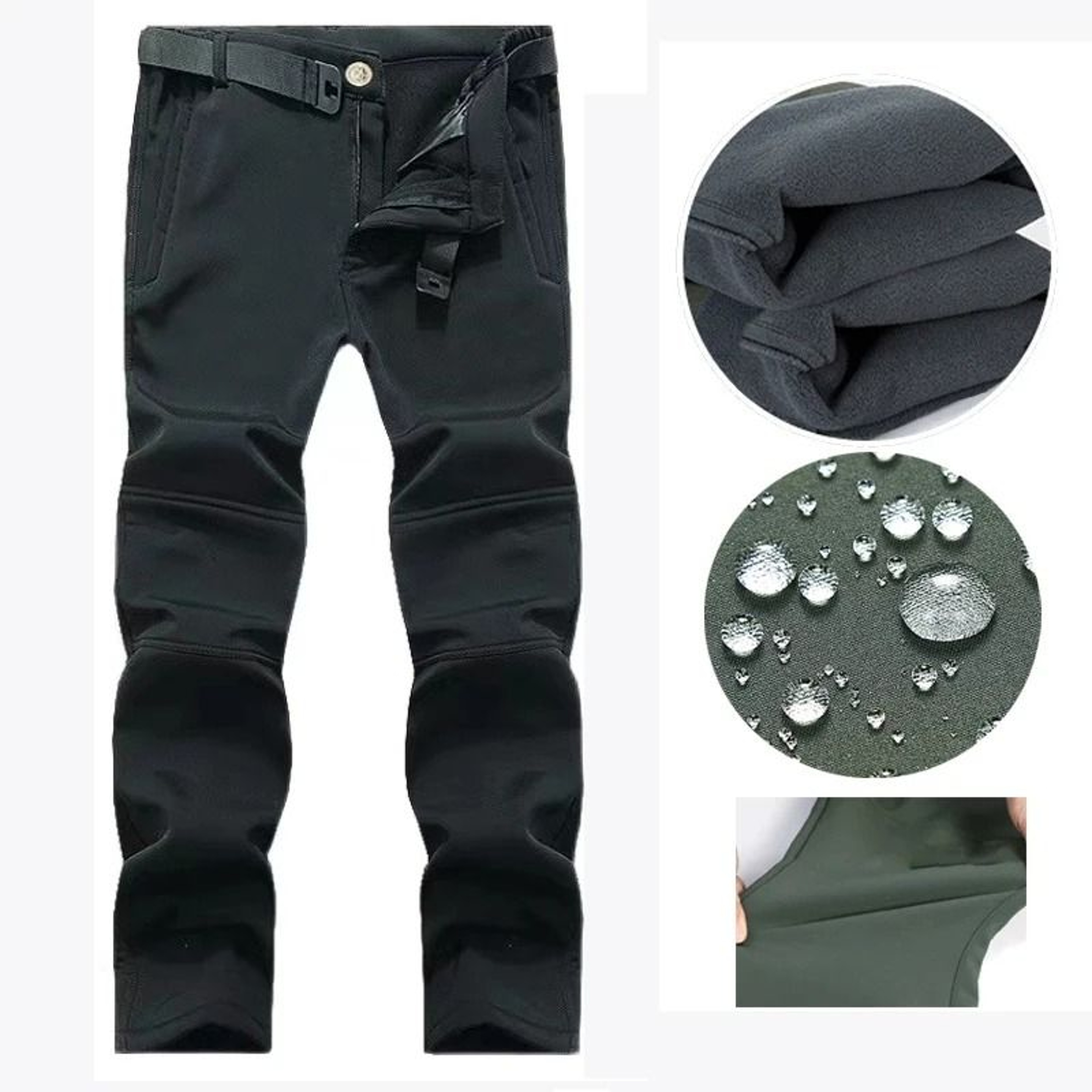 Waterproof Softshell Fleece Jacket And Pants  Mens Outdoor Hiking Camping And Skiing Set 12