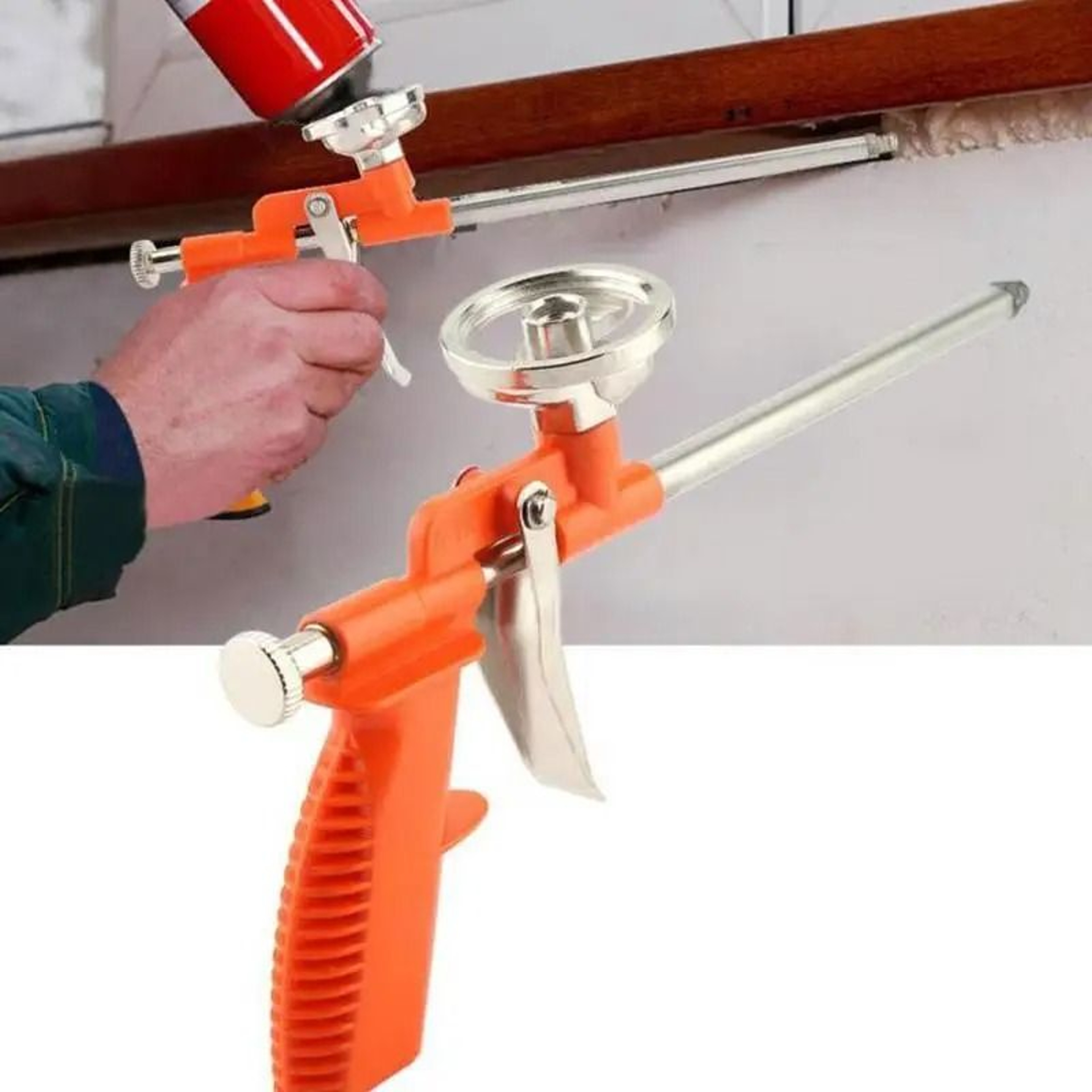 Foam Expanding Spray Gun Polyurethane Sealant Caulking Tool 0