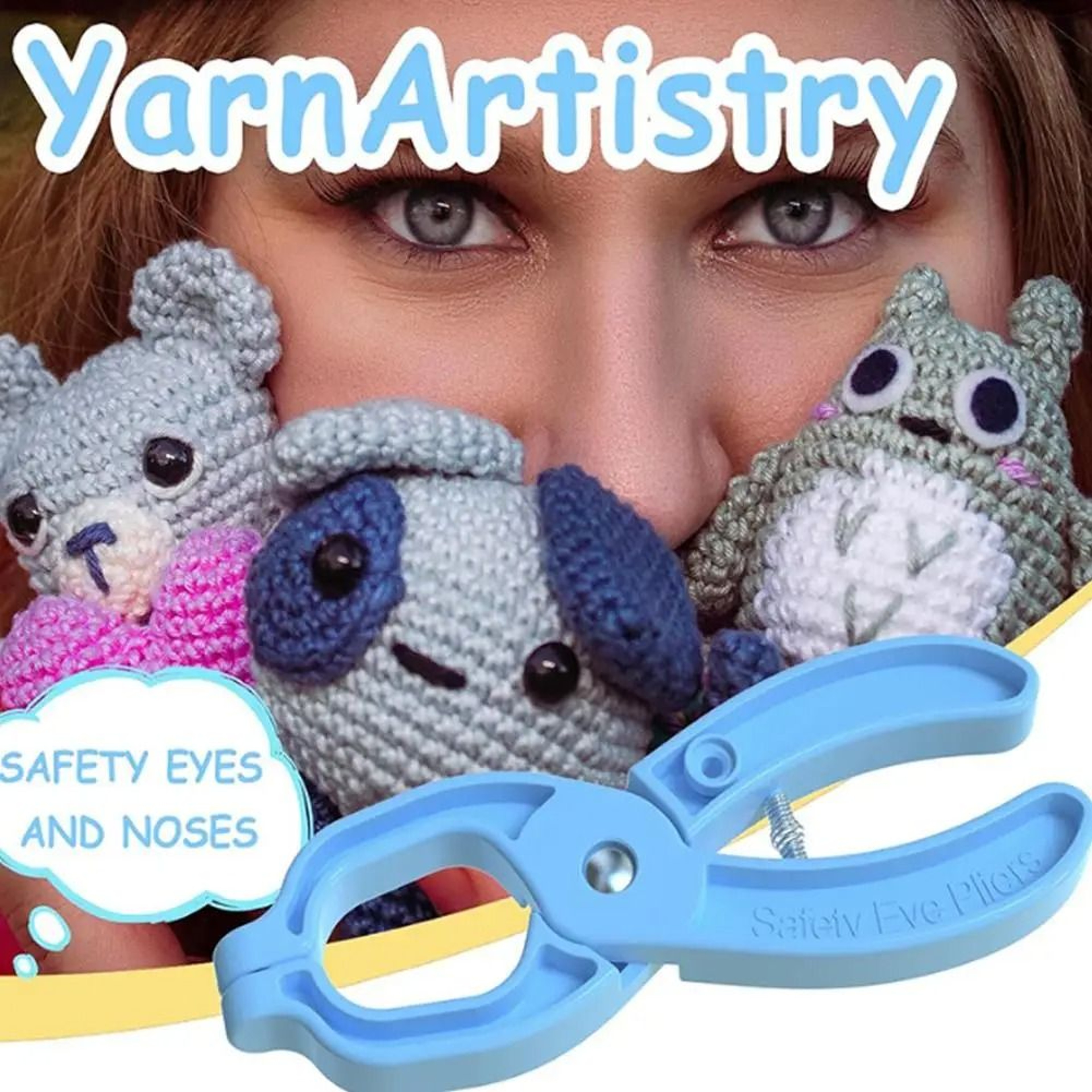 Safety Eye Installation Tool For Plush Toys And Crochet Projects 1