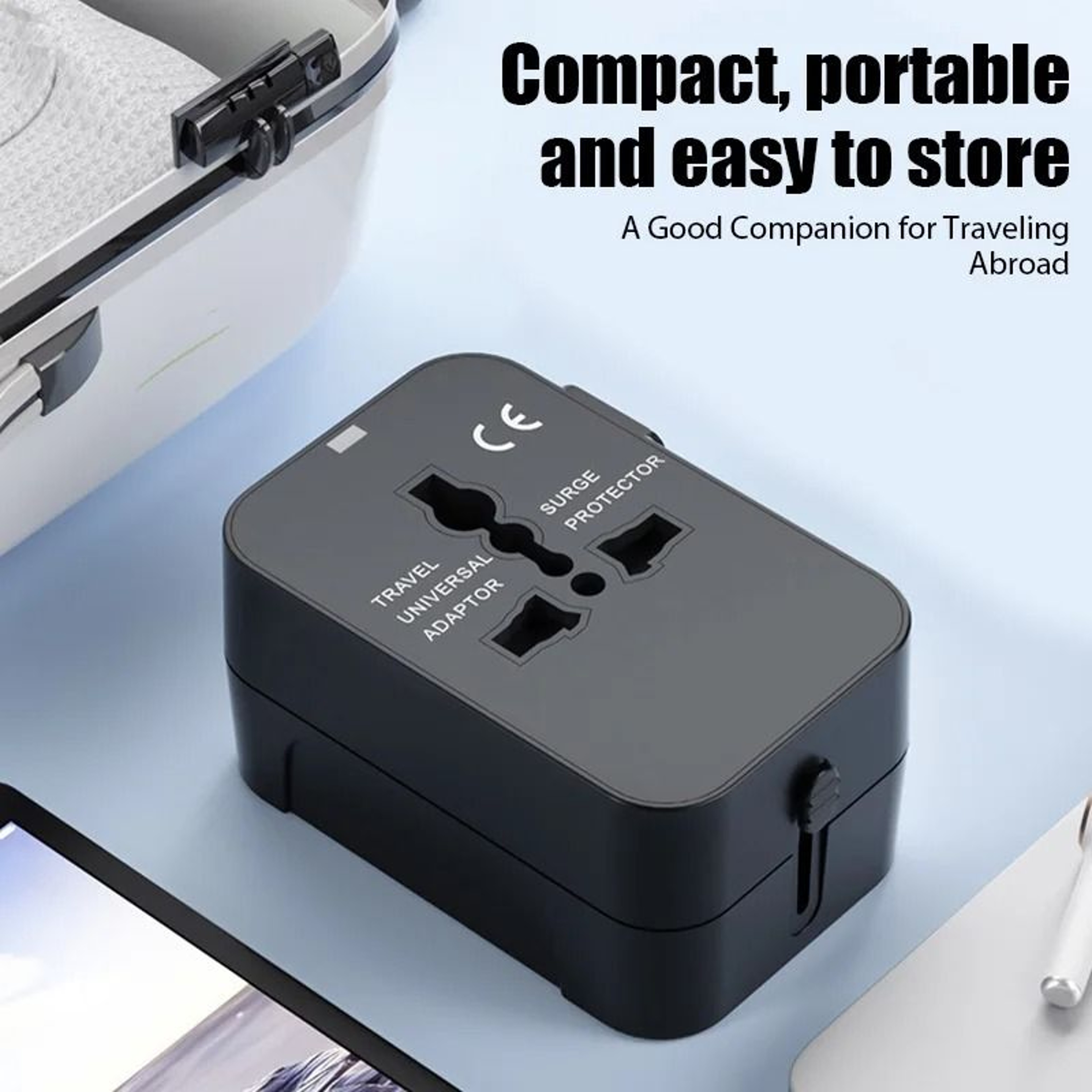 Universal Travel Adapter With Dual USB Ports For EU UK US AU Outlets 5