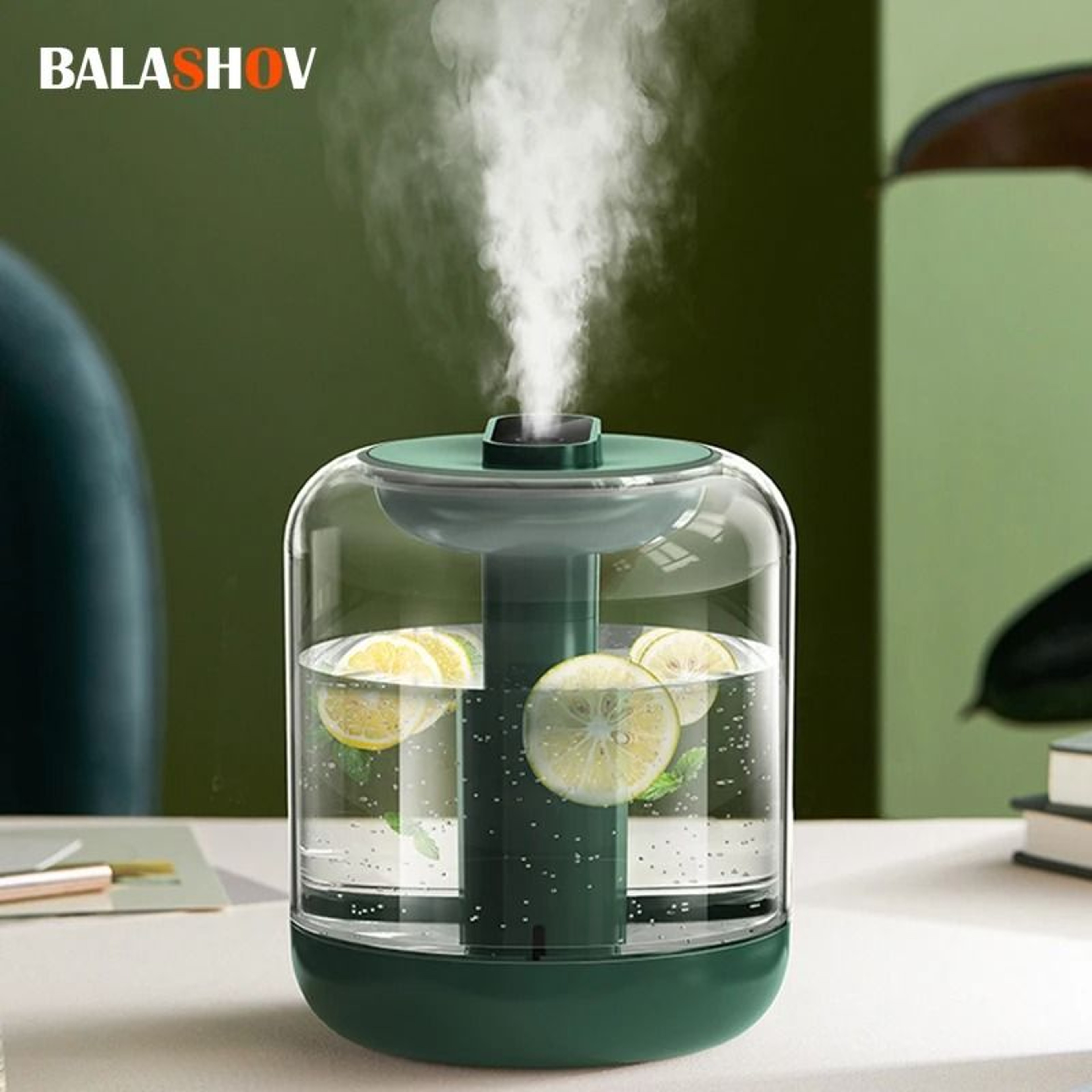1L Rechargeable Air Humidifier With LED Light And USB Aroma Diffuser 1