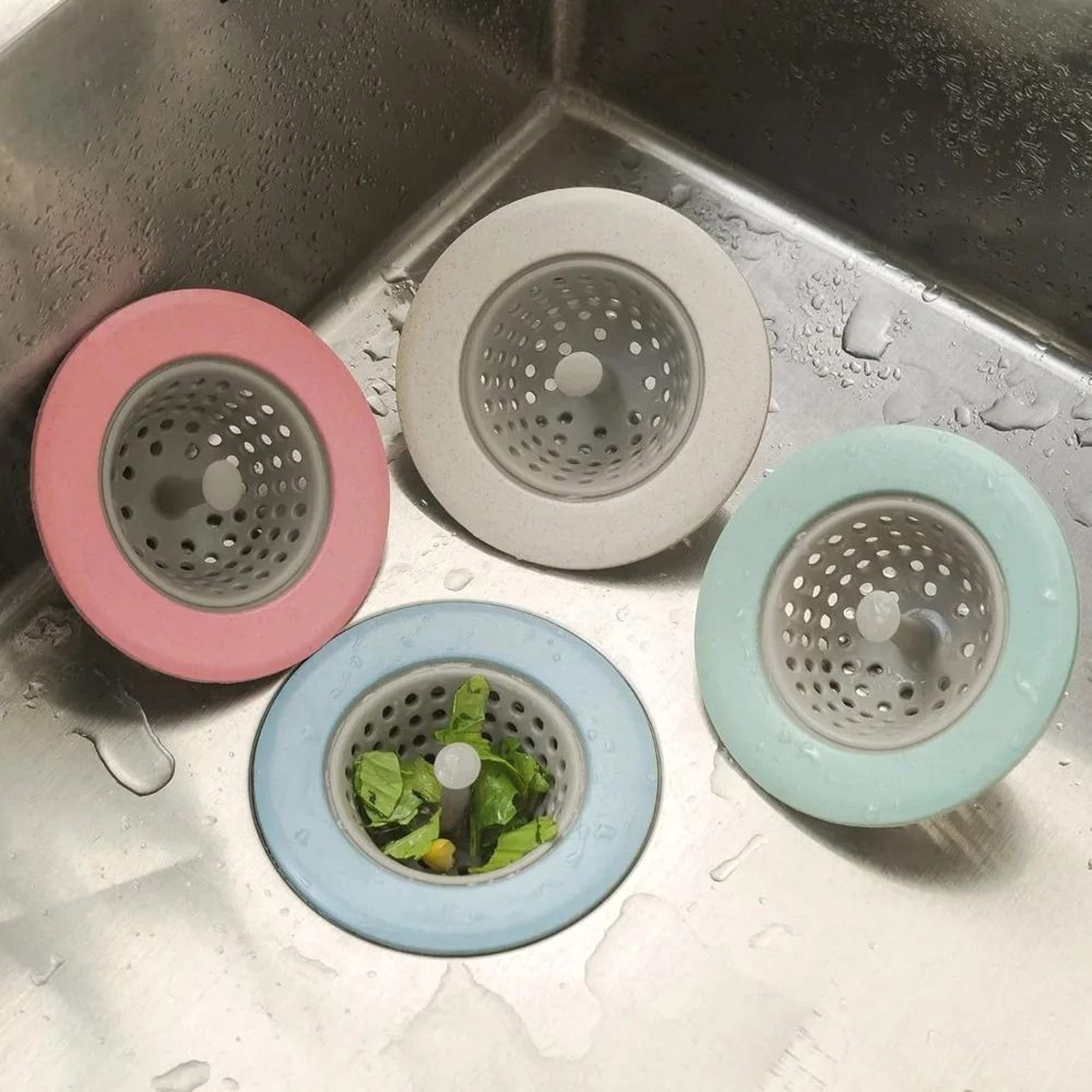 Anti Clogging Silicone Sink Filter Strainer Drain Cover For Kitchen And Bathroom 0