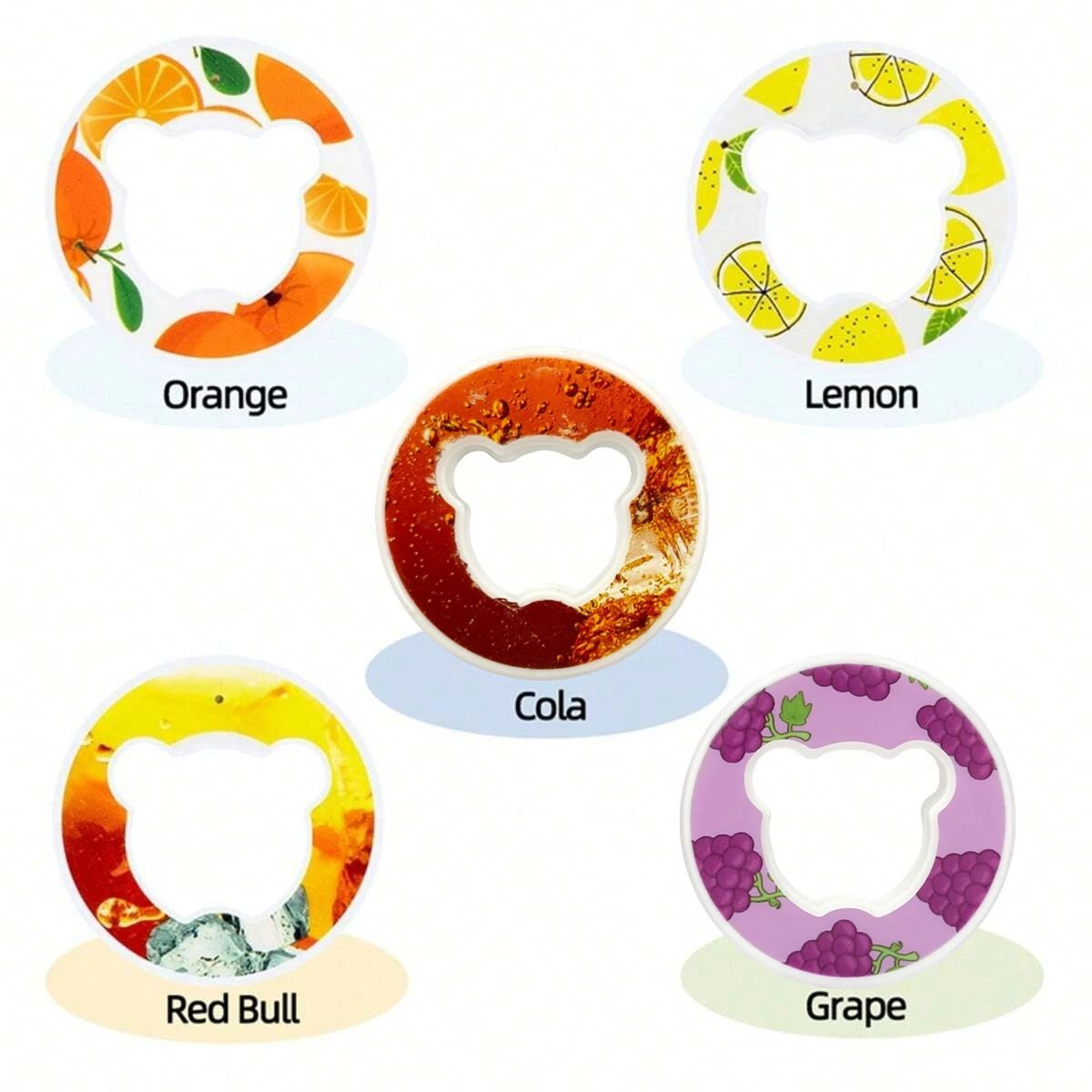 Bear Fruit Flavor Pods For Water Bottles Zero Sugar Zero Calorie Drink Enhancers 4