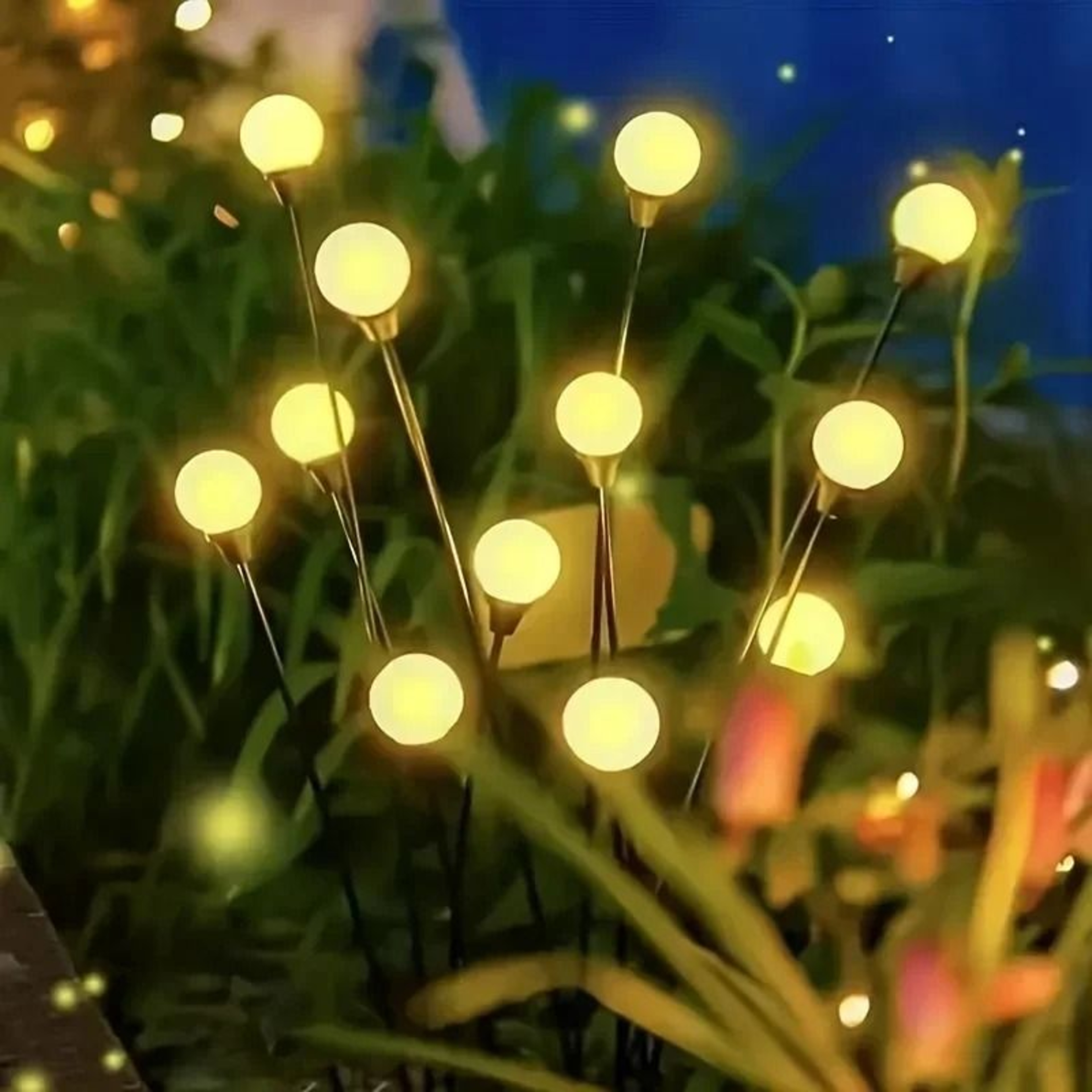 Solar Garden Firework Light Outdoor Waterproof Lawn Lamp 3