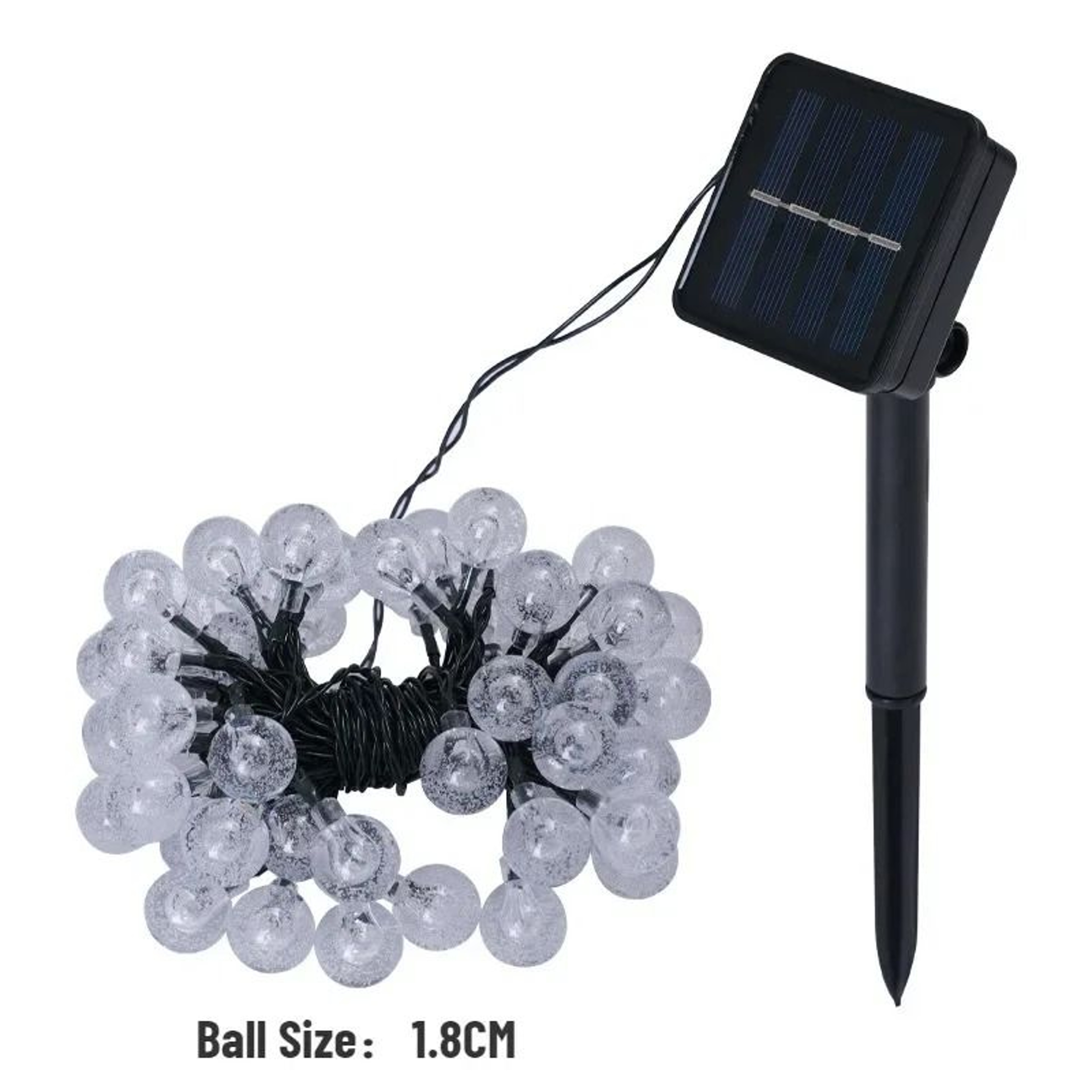 Solar Crystal Globe LED String Lights 4