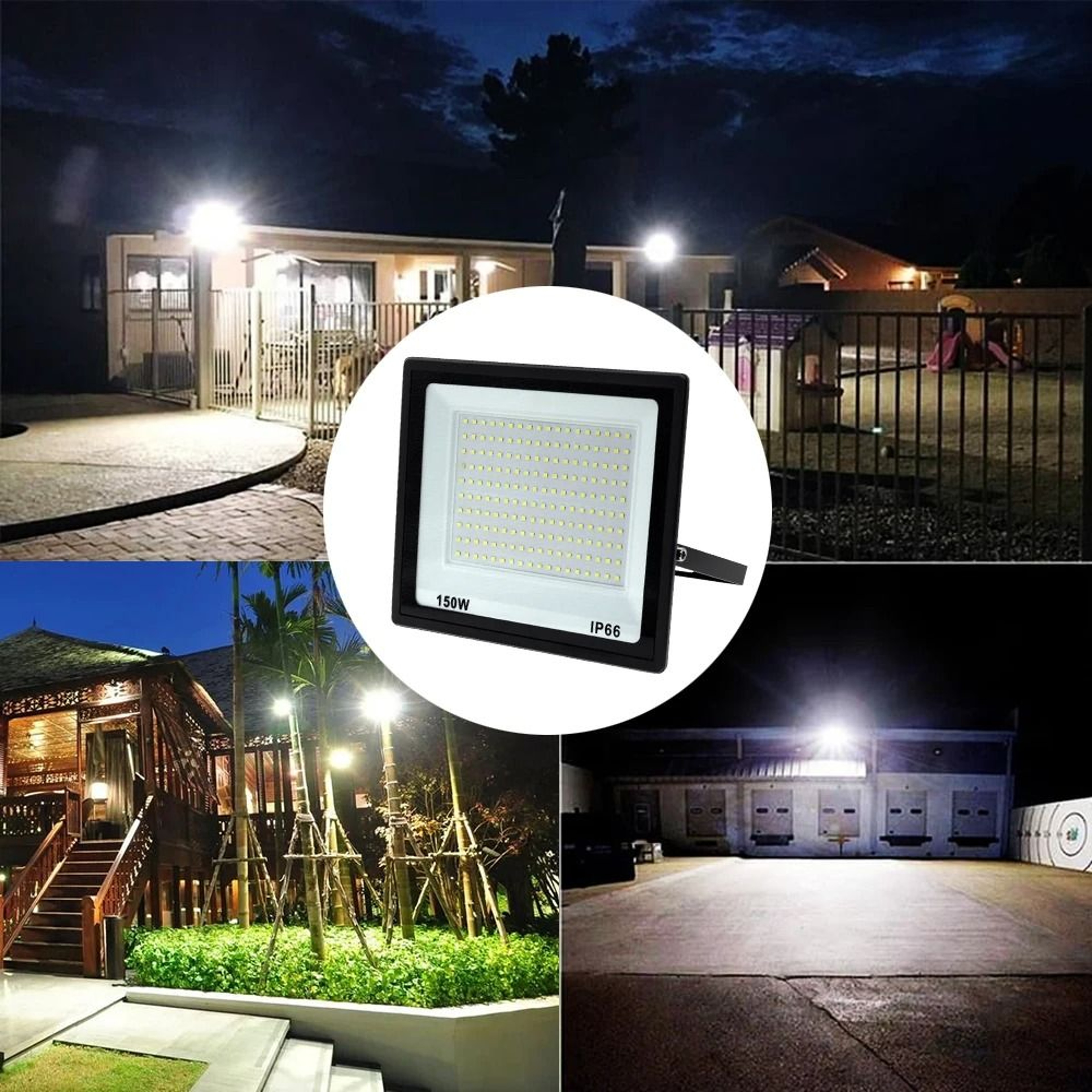 High Brightness LED Flood Light Outdoor Waterproof Security Lamp 5
