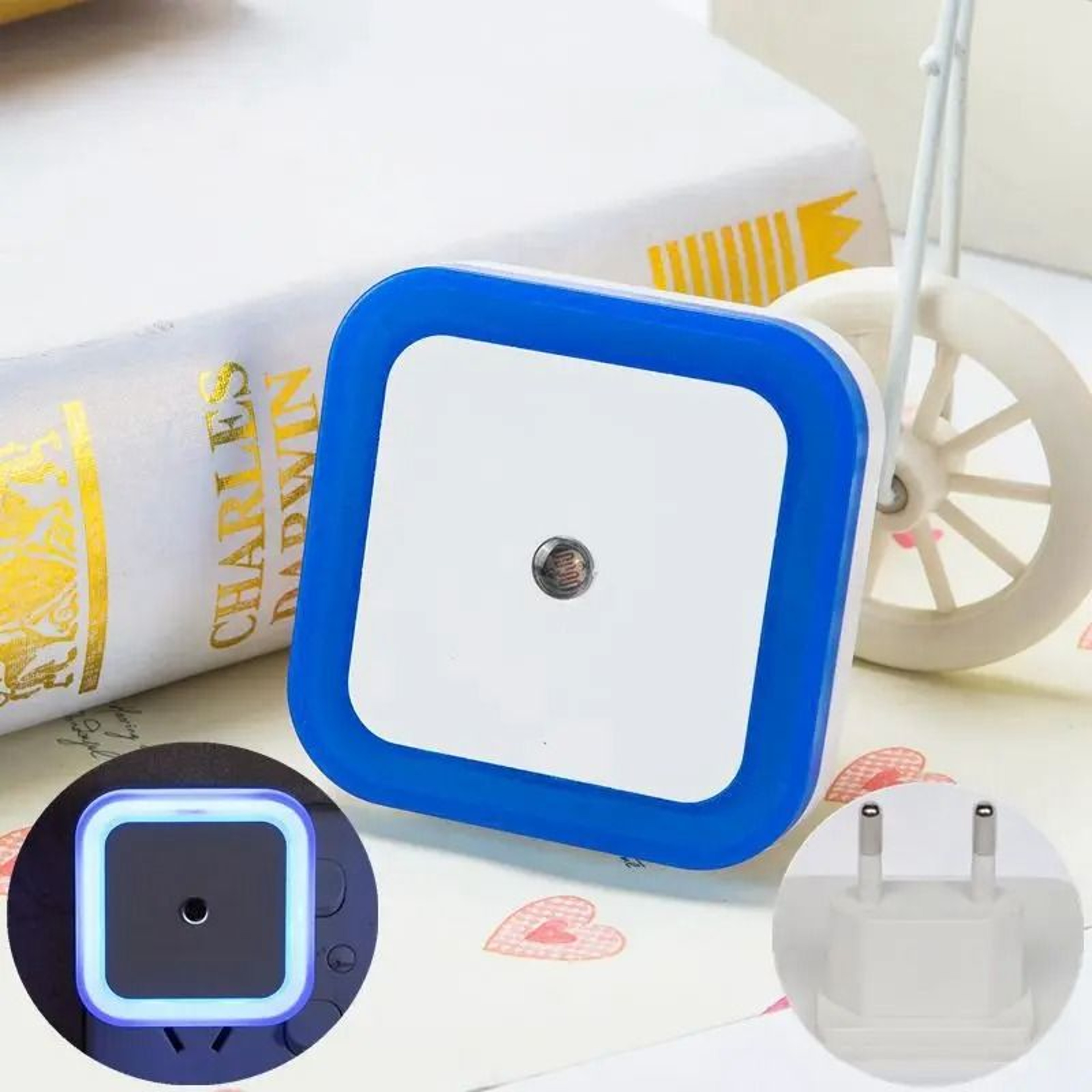 Wireless LED Sensor Night Light Plugin Lamp For Bedroom Hallway And Living Room Decor 9