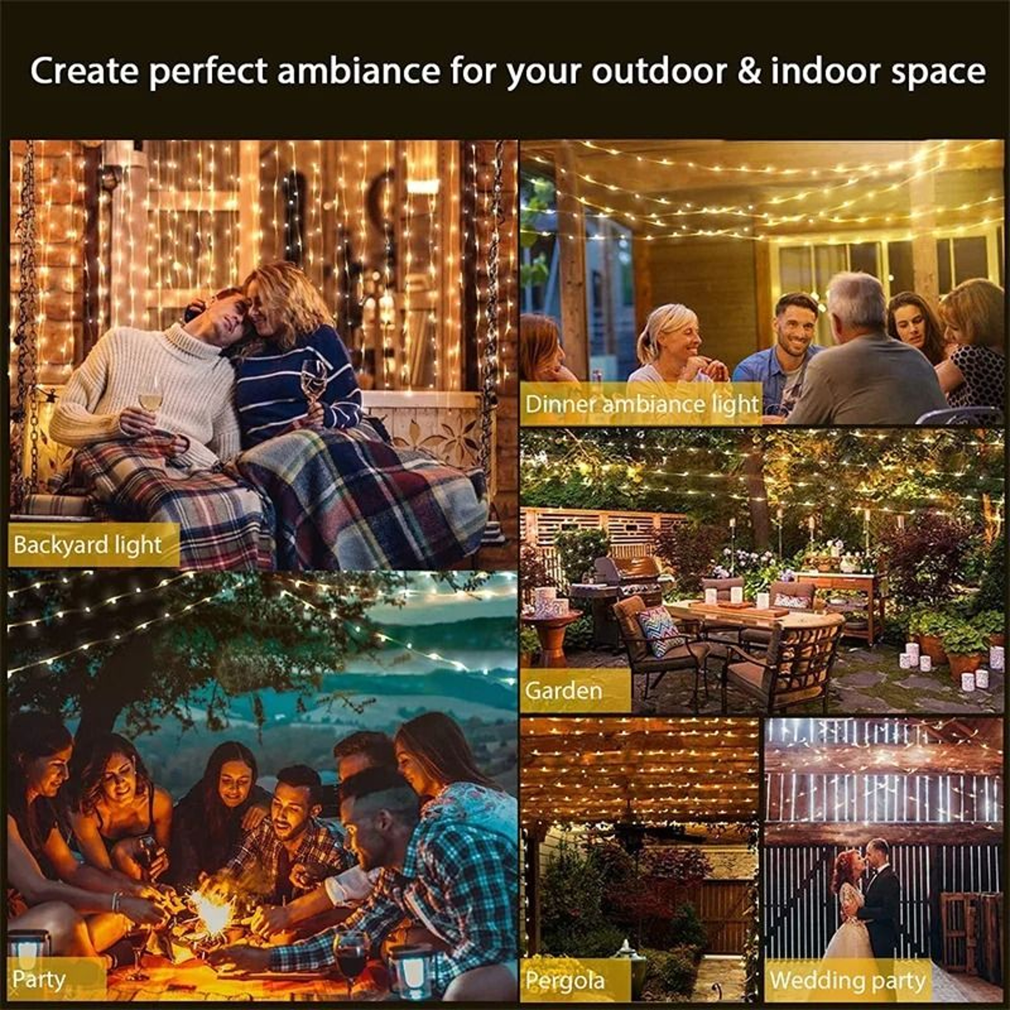 USB LED Fairy Lights  Copper Wire String Light For Home Party And Holiday Decor 1M20M 4