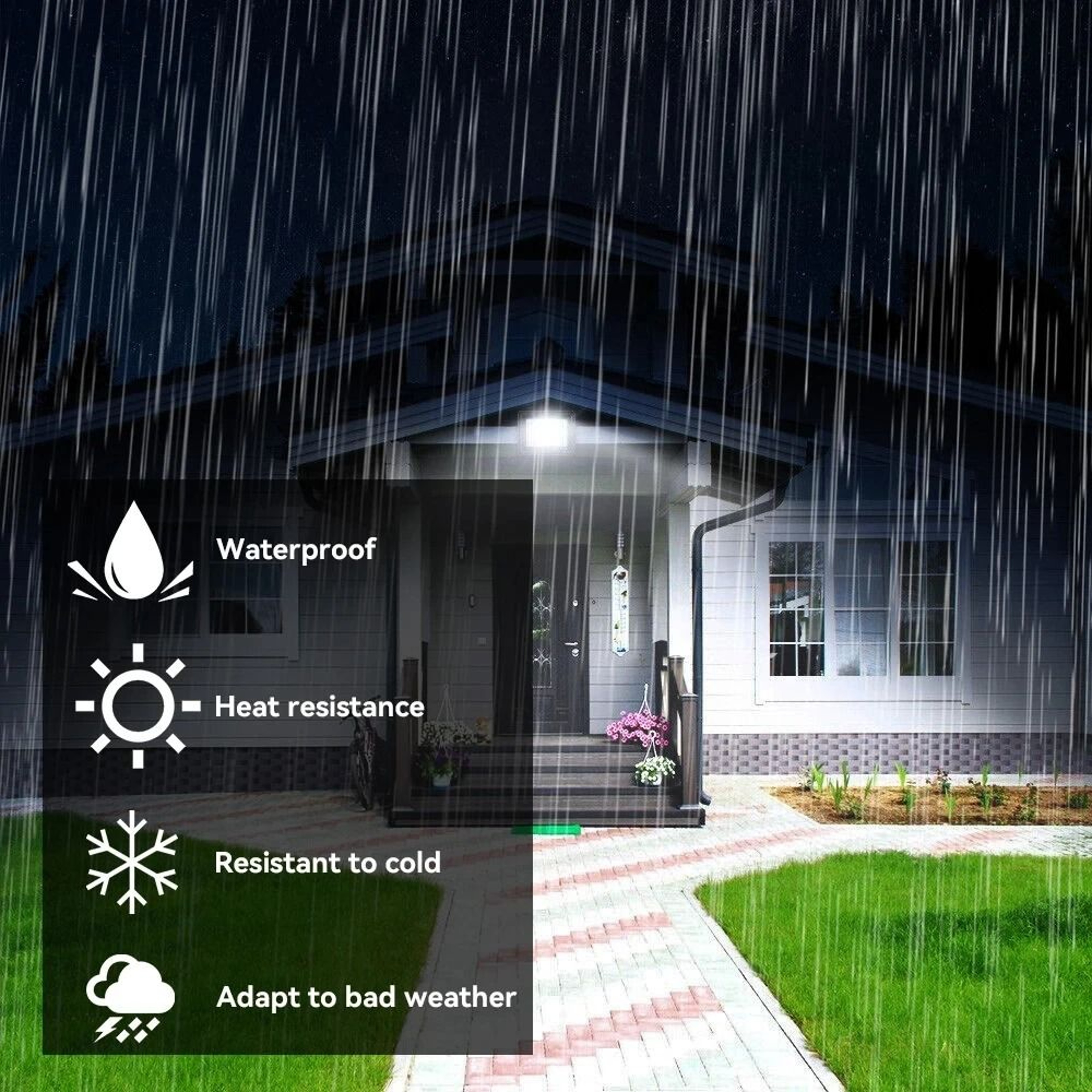 LED FloodLight PIR Motion Sensor Outdoor Led Spotlight 10W 20W 30W 50W 100W IP66 Waterproof Outdoor 2
