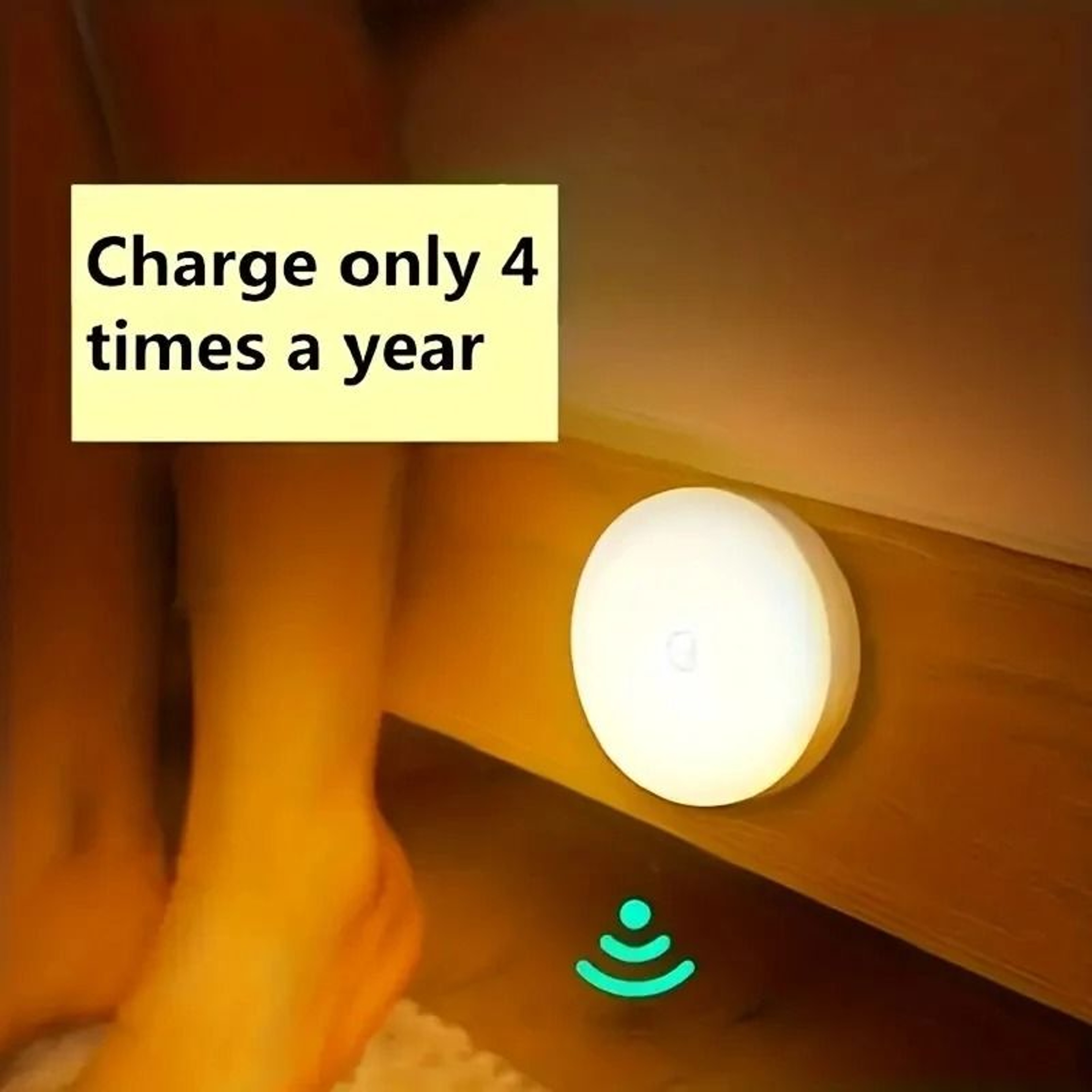 Motion Sensor Night Light Wireless LED Detector Lamp For Bedroom Closet And Staircase 0