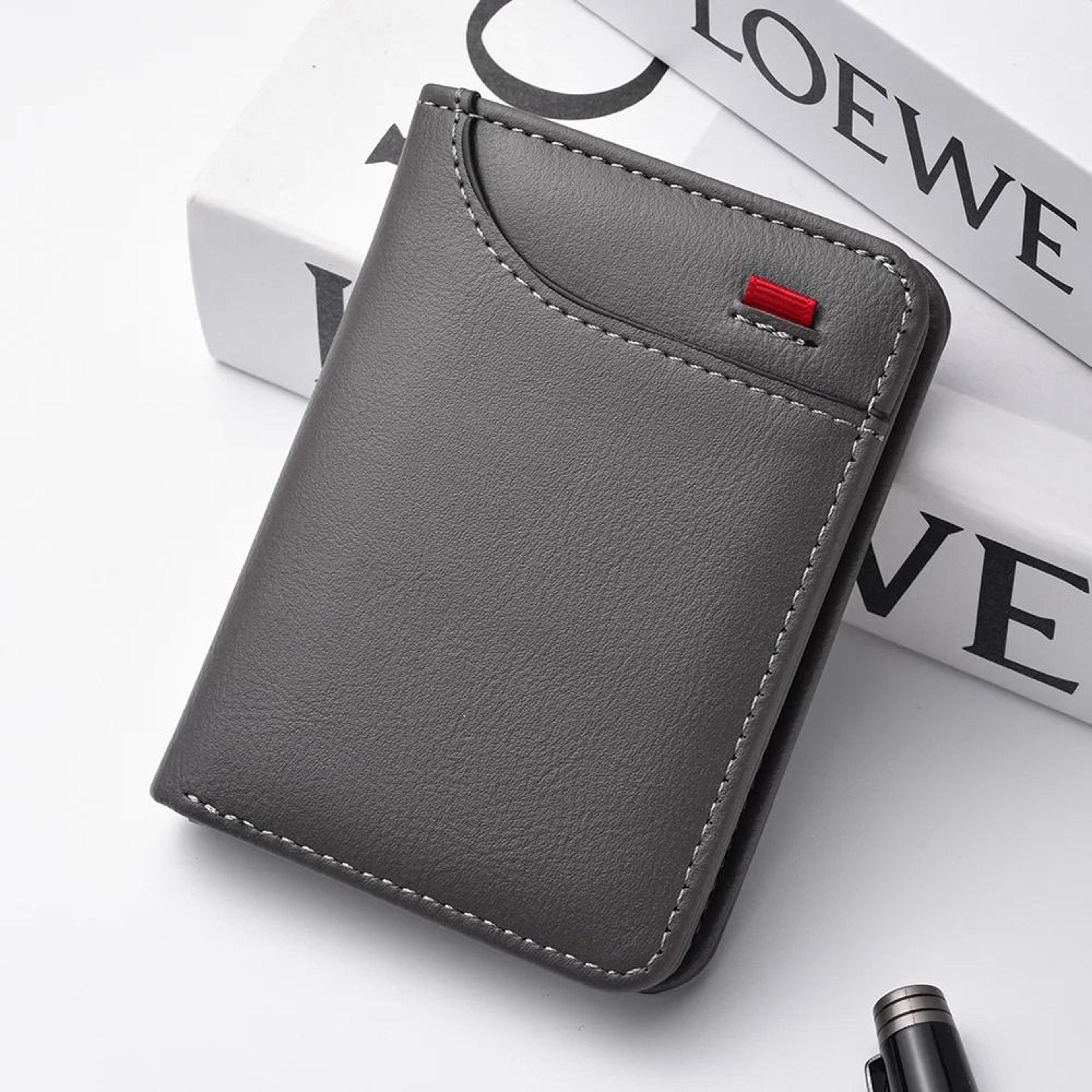 Ultra Thin PU Leather Card Wallet For Men  Soft Vertical Credit Card Holder 14