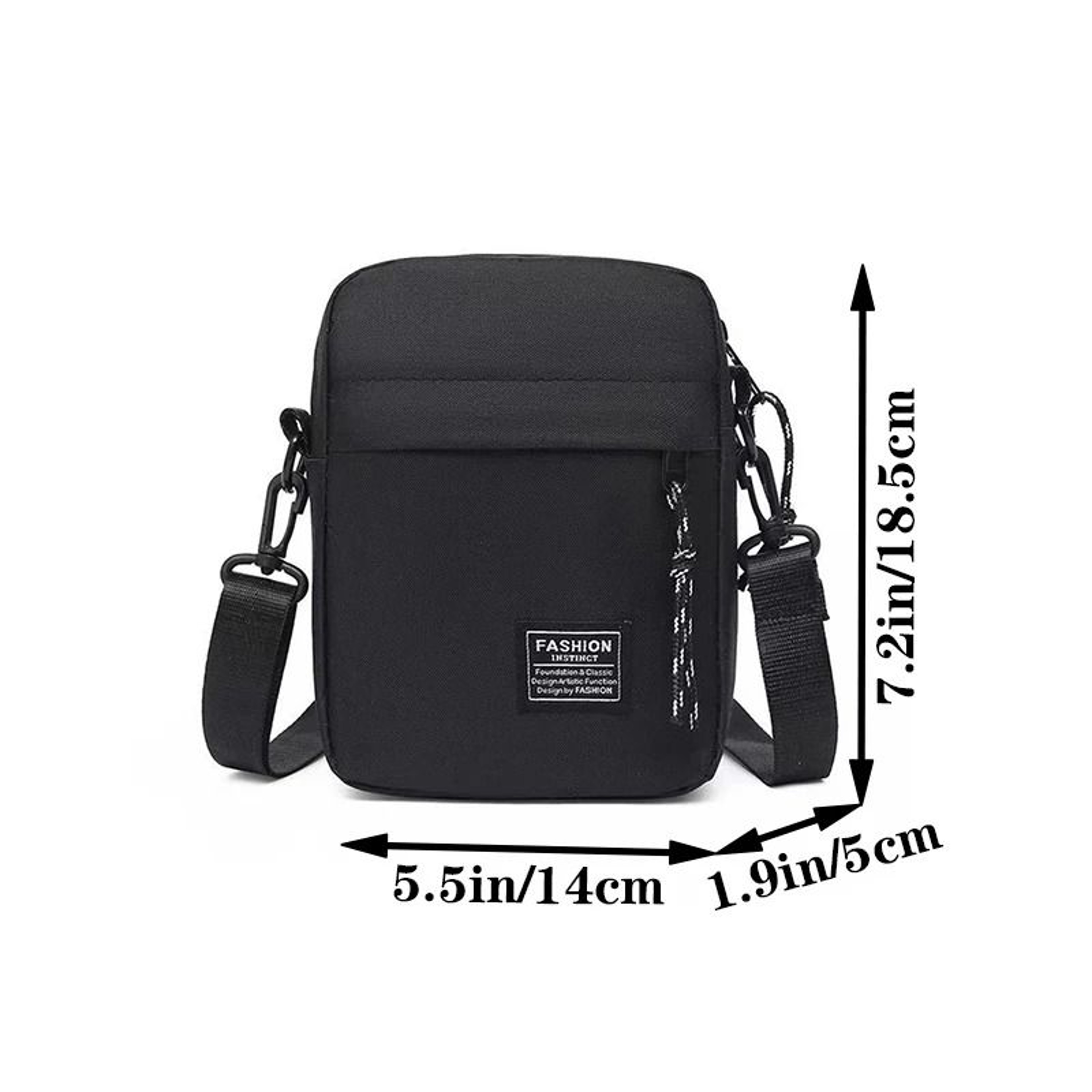 Mens Nylon Crossbody Bag  Lightweight Shoulder Bag For Daily Use 1
