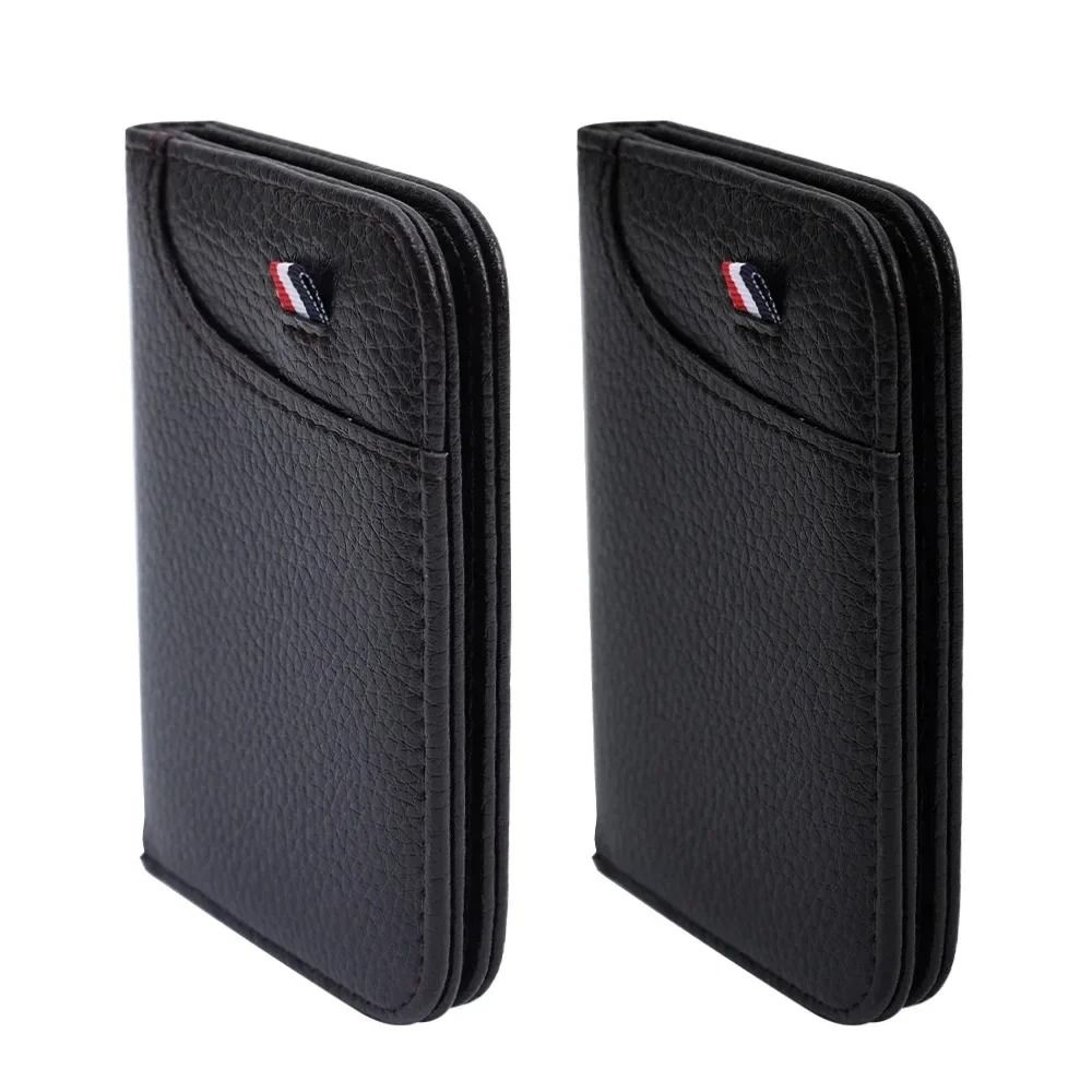 Portable Super Slim PU Leather Wallet  Mini Credit Card Holder For Men 5